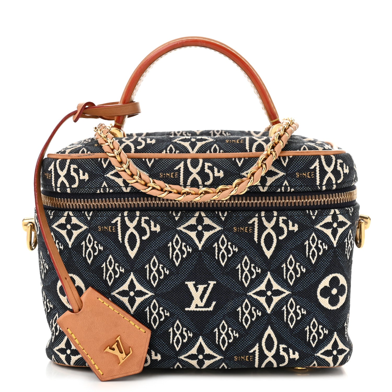 Louis Vuitton Jacquard Since 1854 Vanity PM Blue 1658003