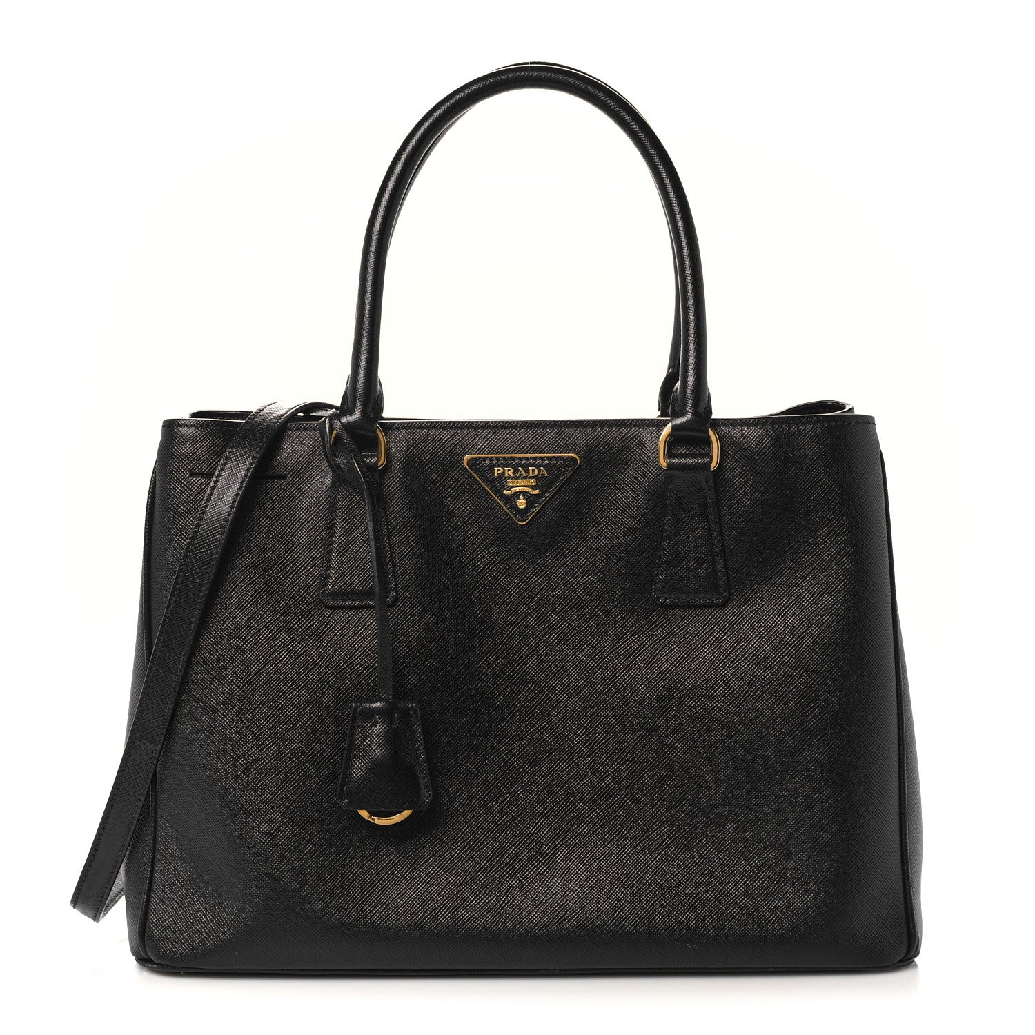 Prada Saffiano Lux Medium Tote Black 1 of 11
