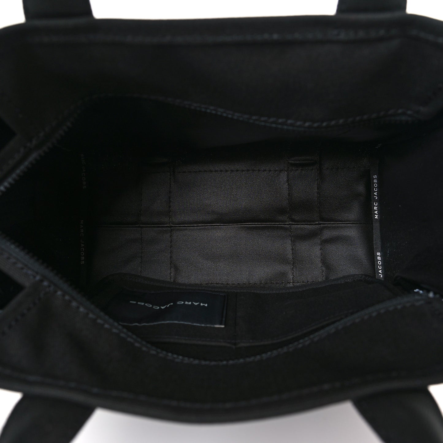 Cotton Canvas Medium The Traveler Tote Bag Black