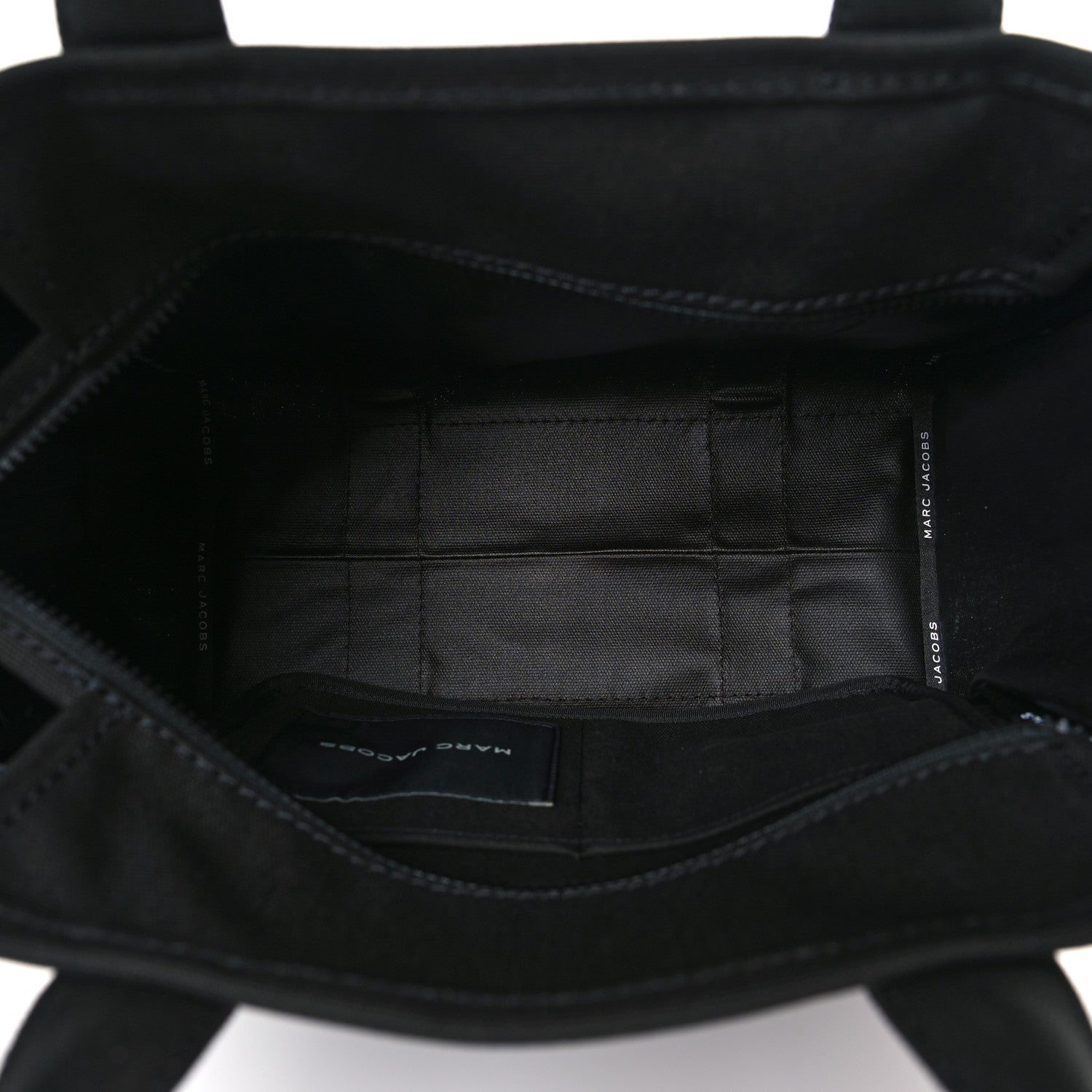 Marc Jacobs Cotton Canvas Medium The Traveler Tote Bag Black 6 of 9