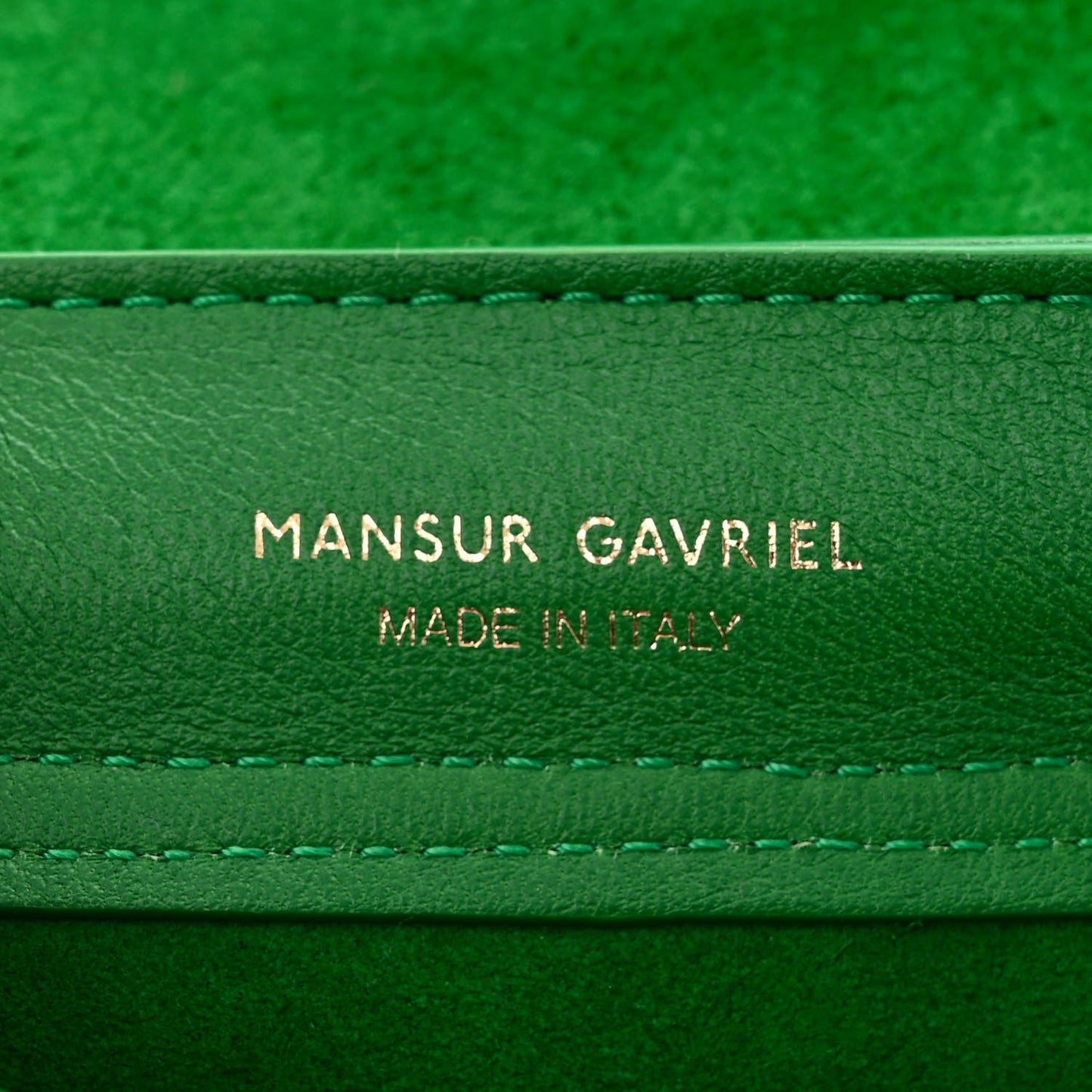Calfskin Mini Mini Soft Lady Bag Grass
