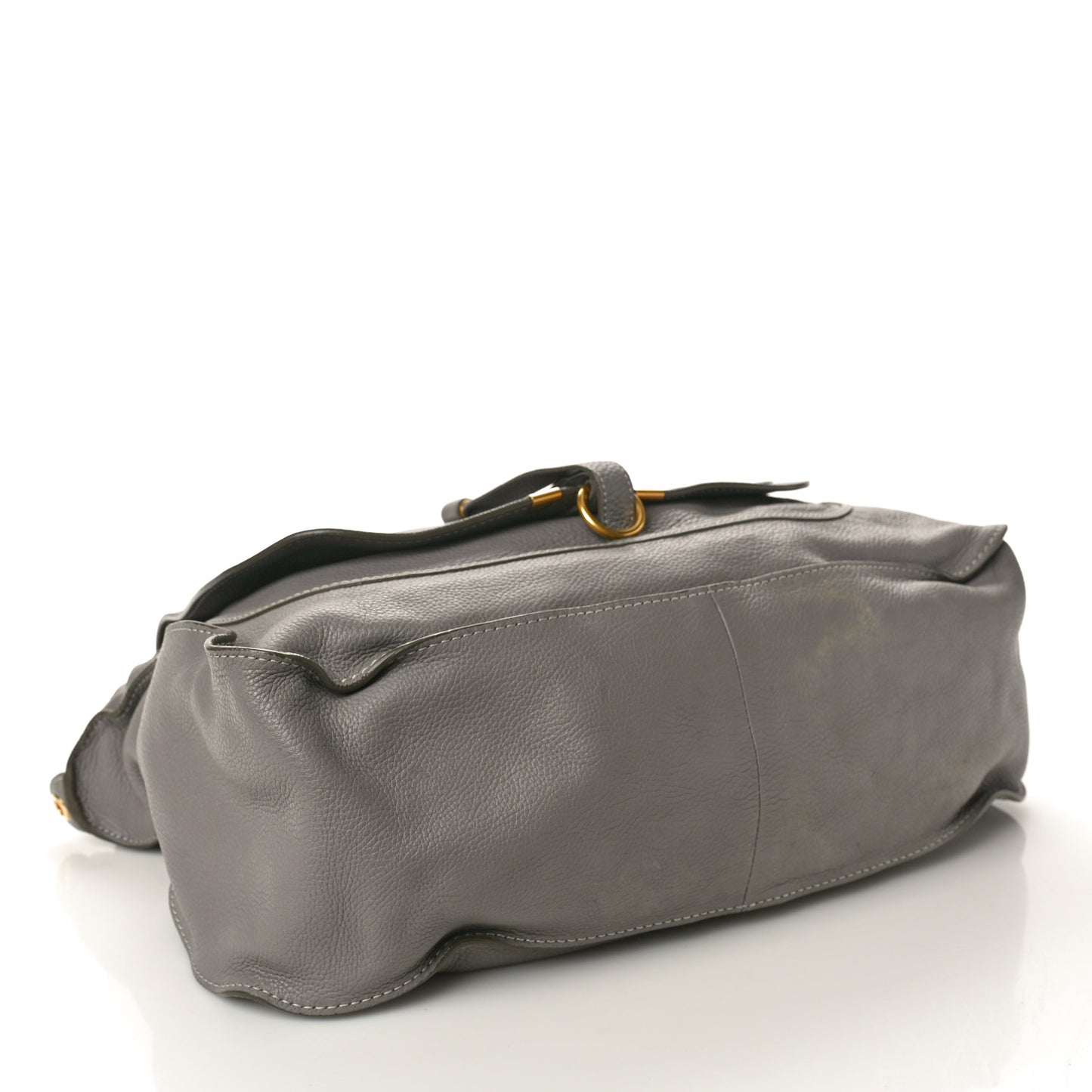 Calfskin Large Marcie Satchel Cashmere Grey