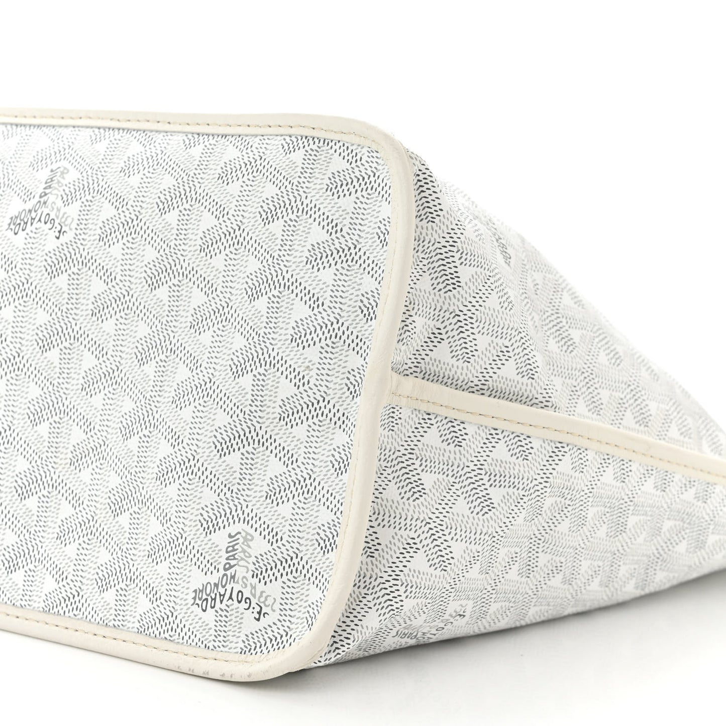 Goyardine Reversible Anjou PM White