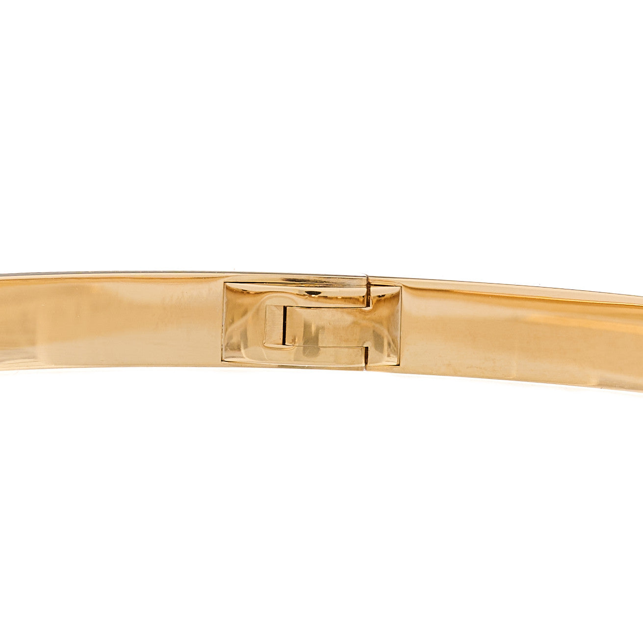 18K Yellow Gold 6 Diamond Small LOVE Bracelet 16