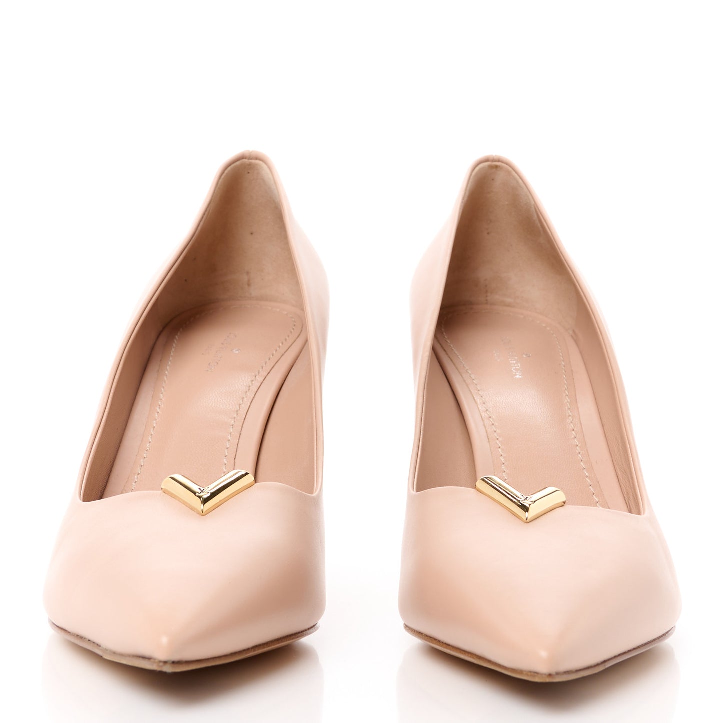Calfskin Heartbreaker Pumps 41 Blush