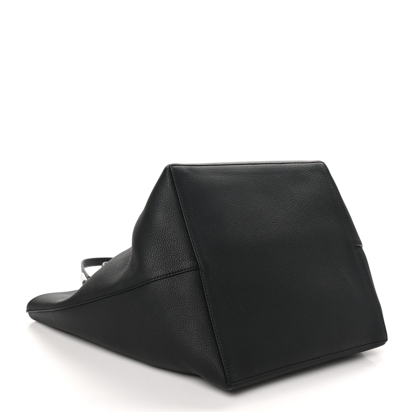 Grained Calfskin Park Tote Three Black