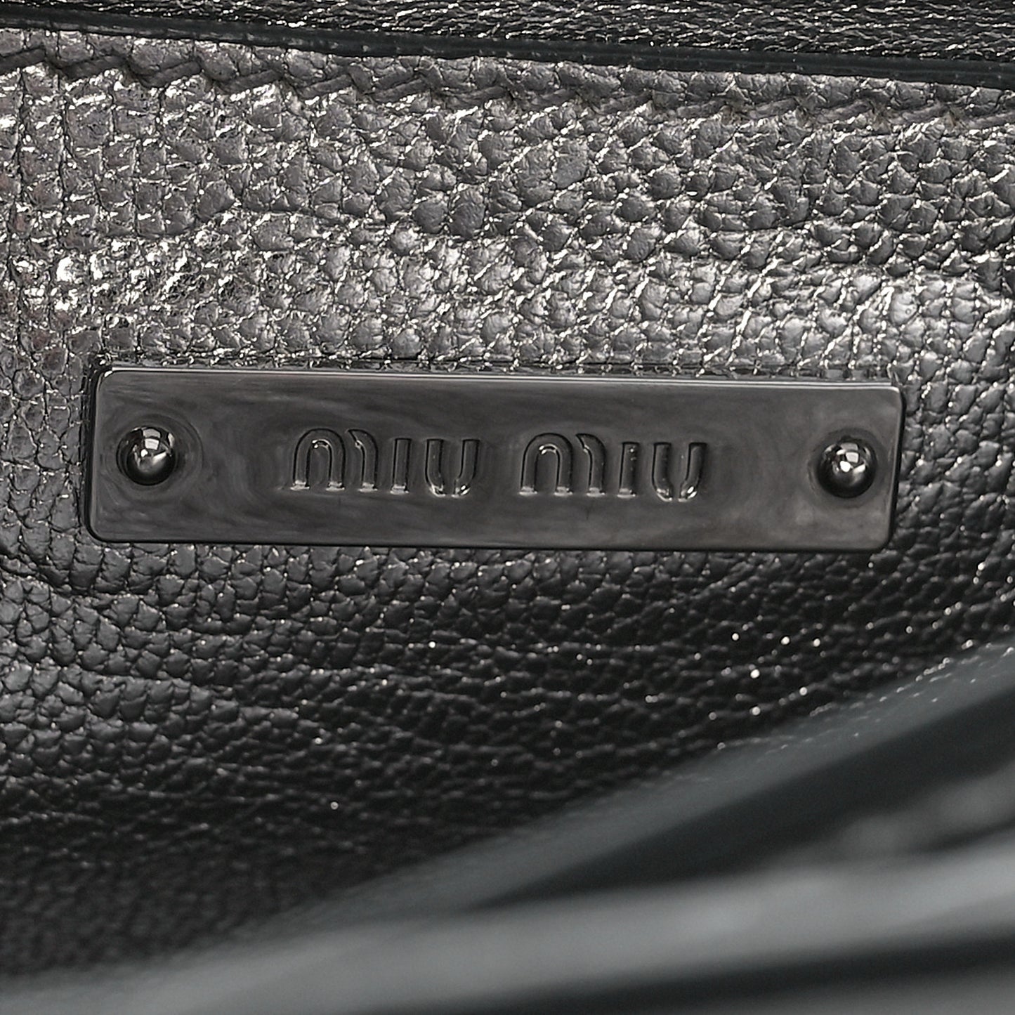 Goatskin Madras Top Handle Bag Silver