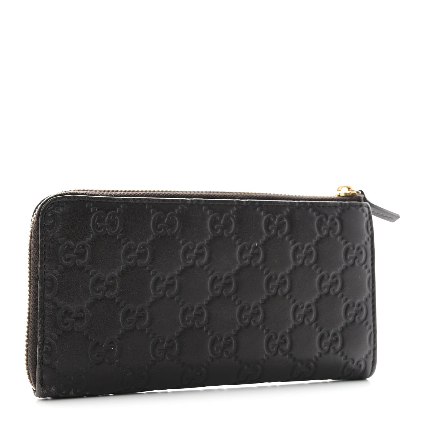 Guccissima Vitello Tender Donna Long Wallet Testa di Moro