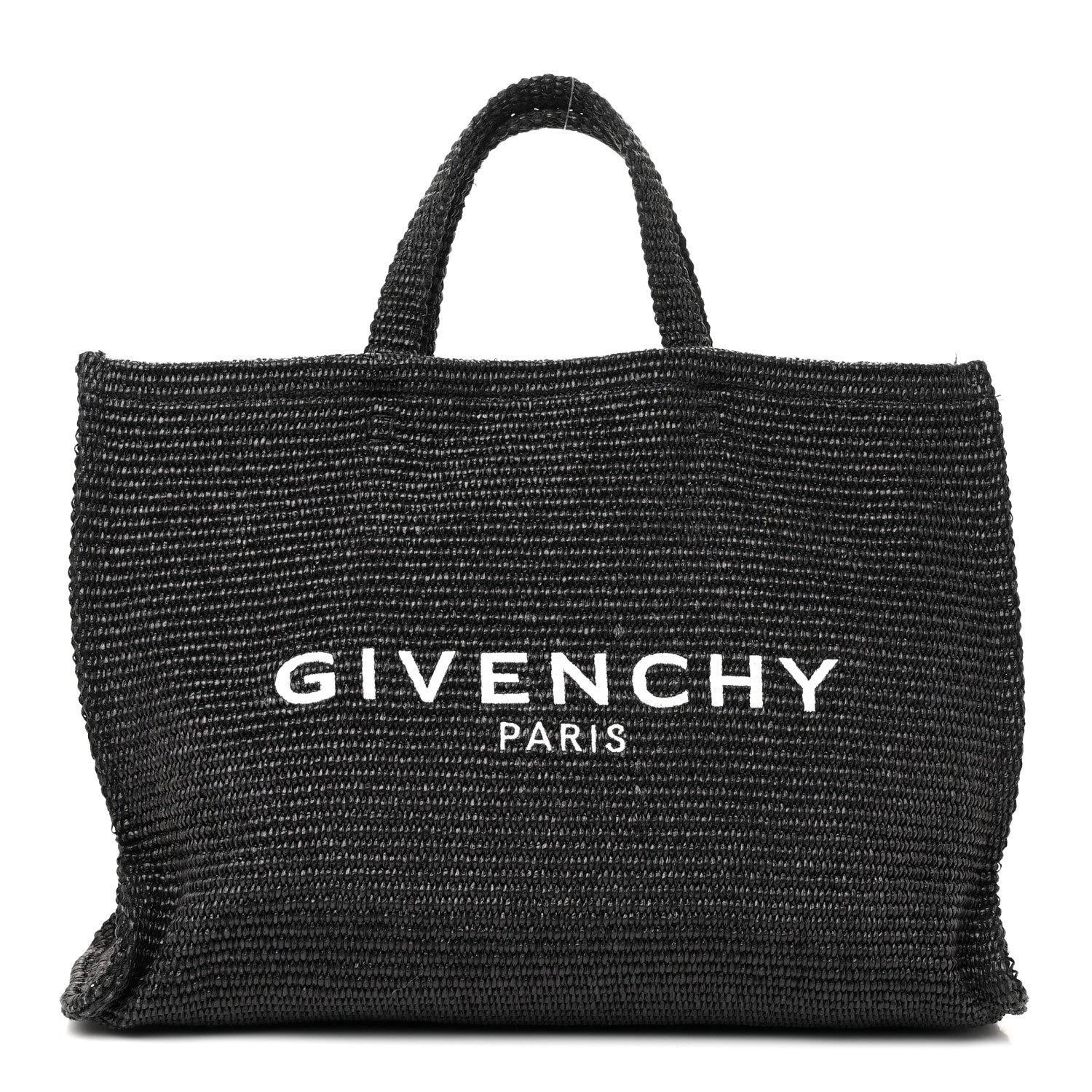 Givenchy Raffia Medium G Tote Black 1764818 – FASHIONPHILE