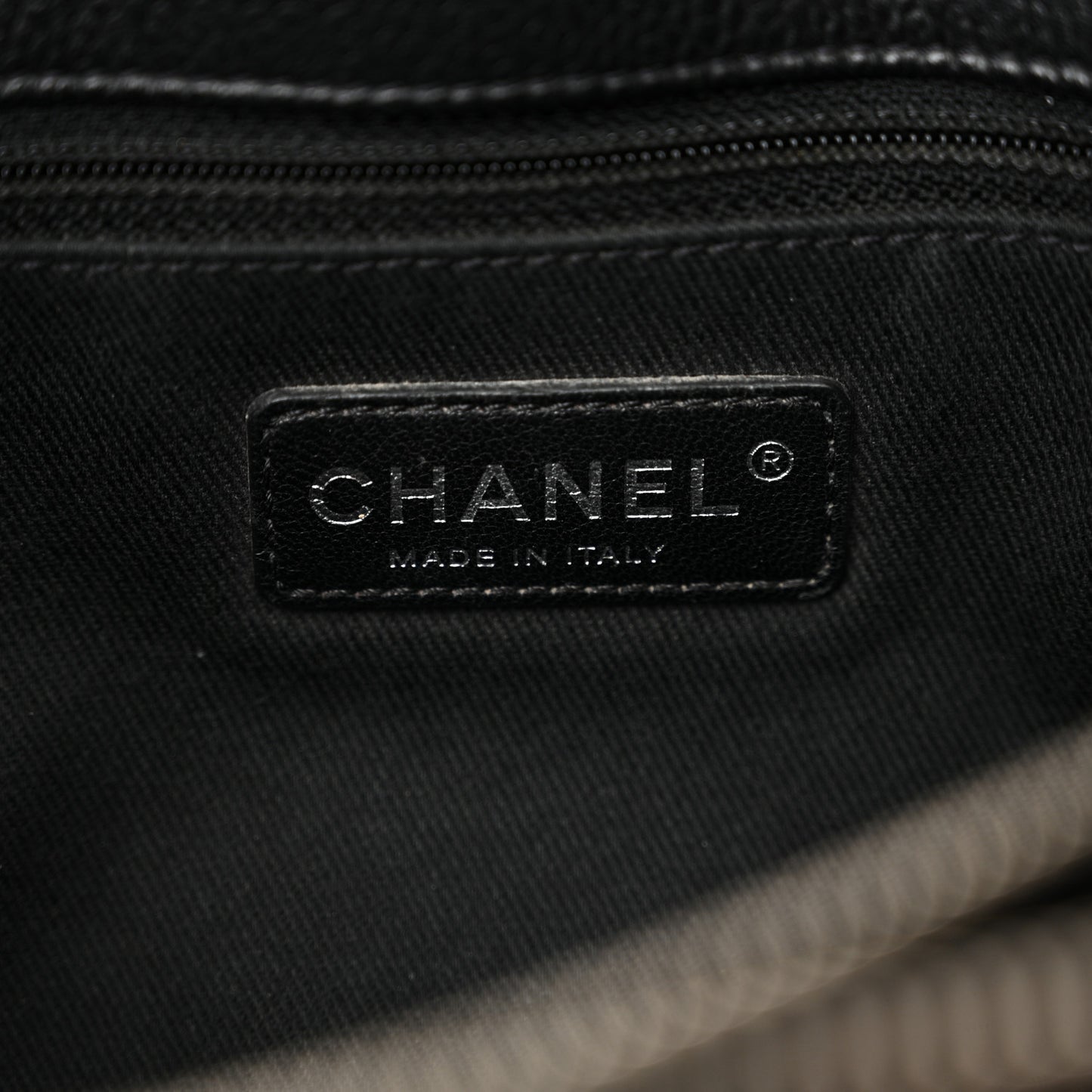 Caviar Quilted Timeless CC Soft Tote Black