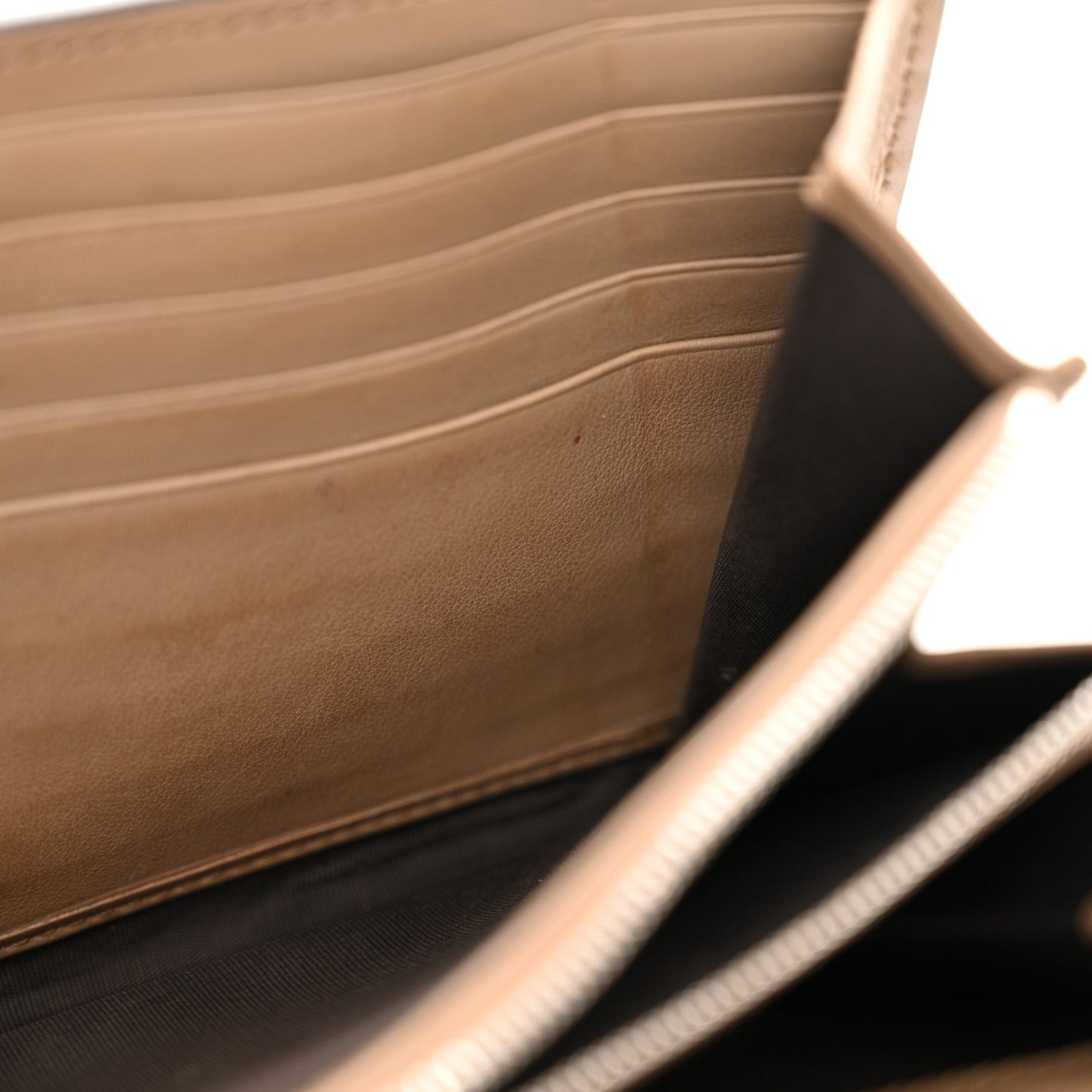 GG Supreme Monogram Mini Dionysus Chain Wallet Beige Taupe