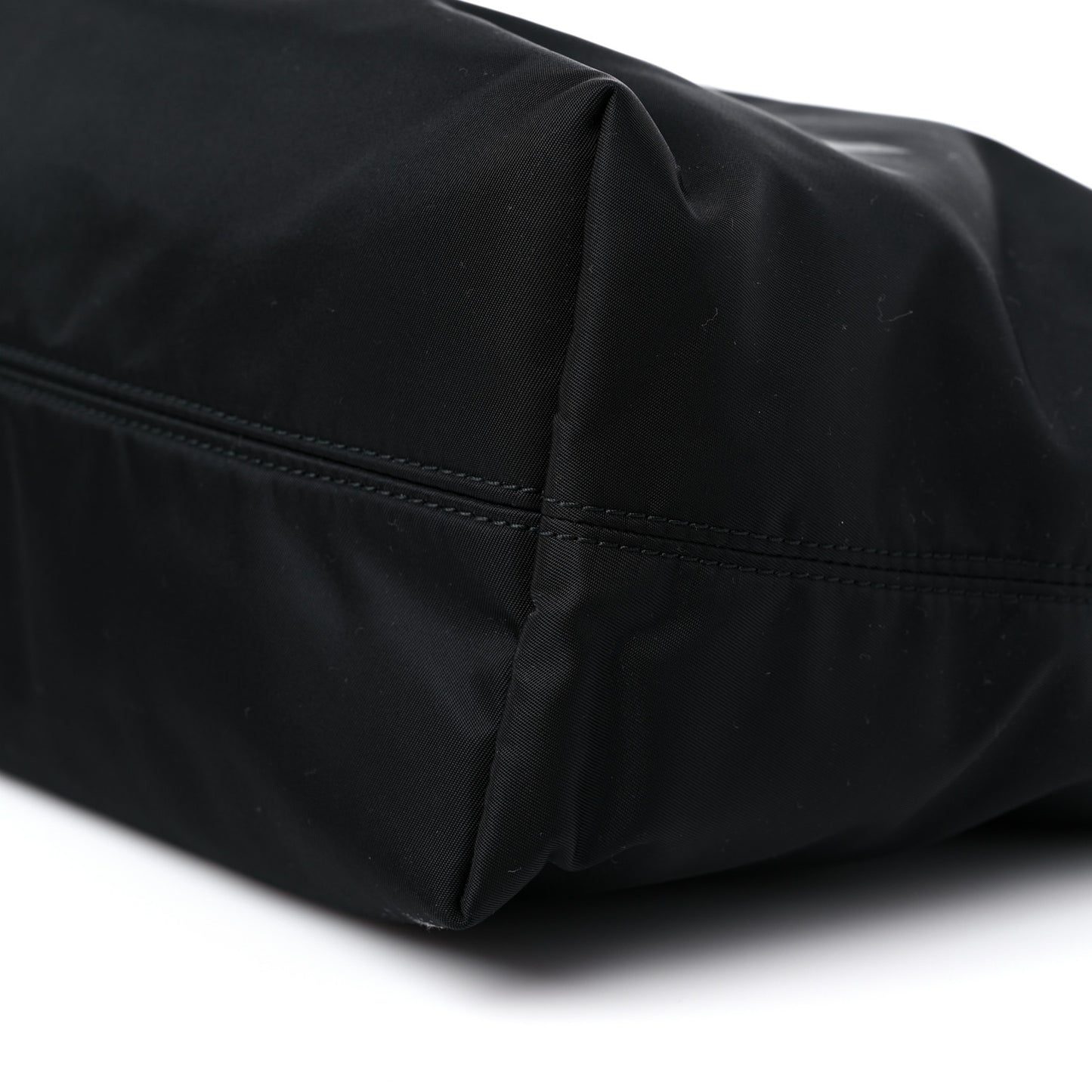 Nylon Logo Tote Bag Black