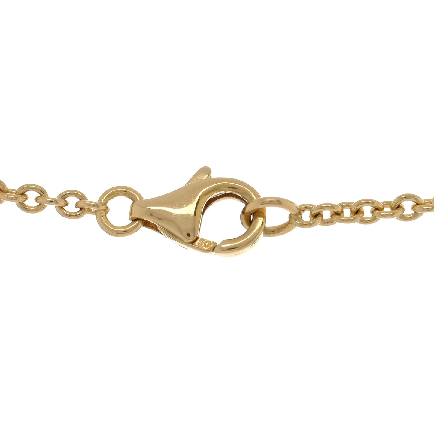 18K Yellow Gold Interlocking LOVE Necklace