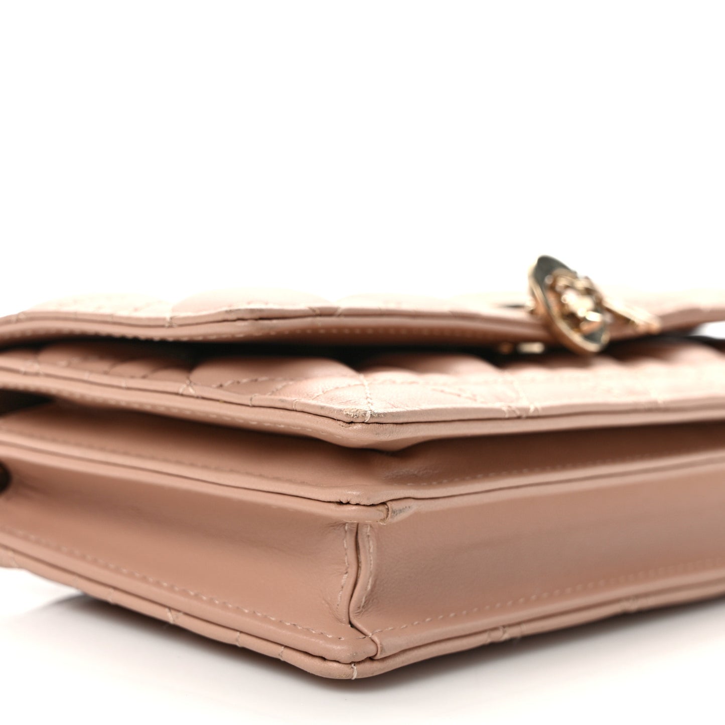 Lambskin Cannage Mini My Dior Bag Rose Des Vents