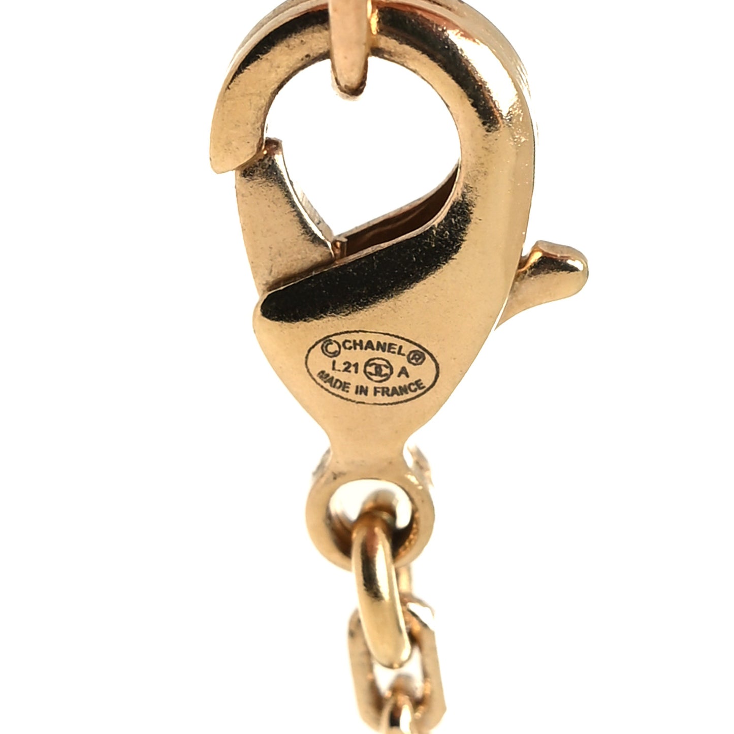 Crystal Pearl Necklace Gold