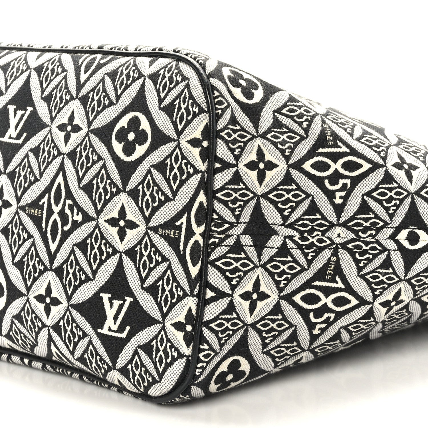 Louis Vuitton Jacquard Since 1854 Neverfull MM Grey 9 of 9