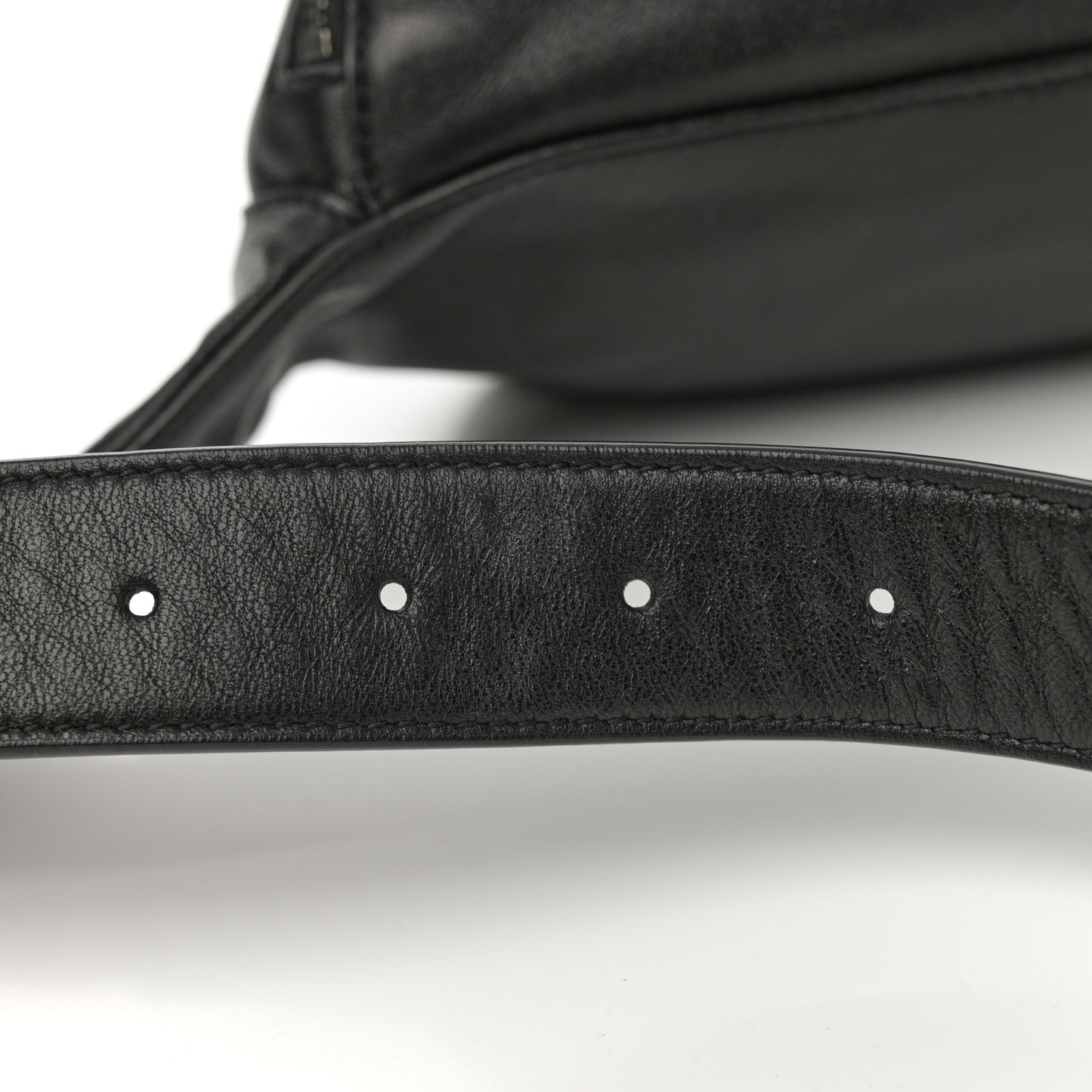 Calfskin Monogram Belt Bag Black
