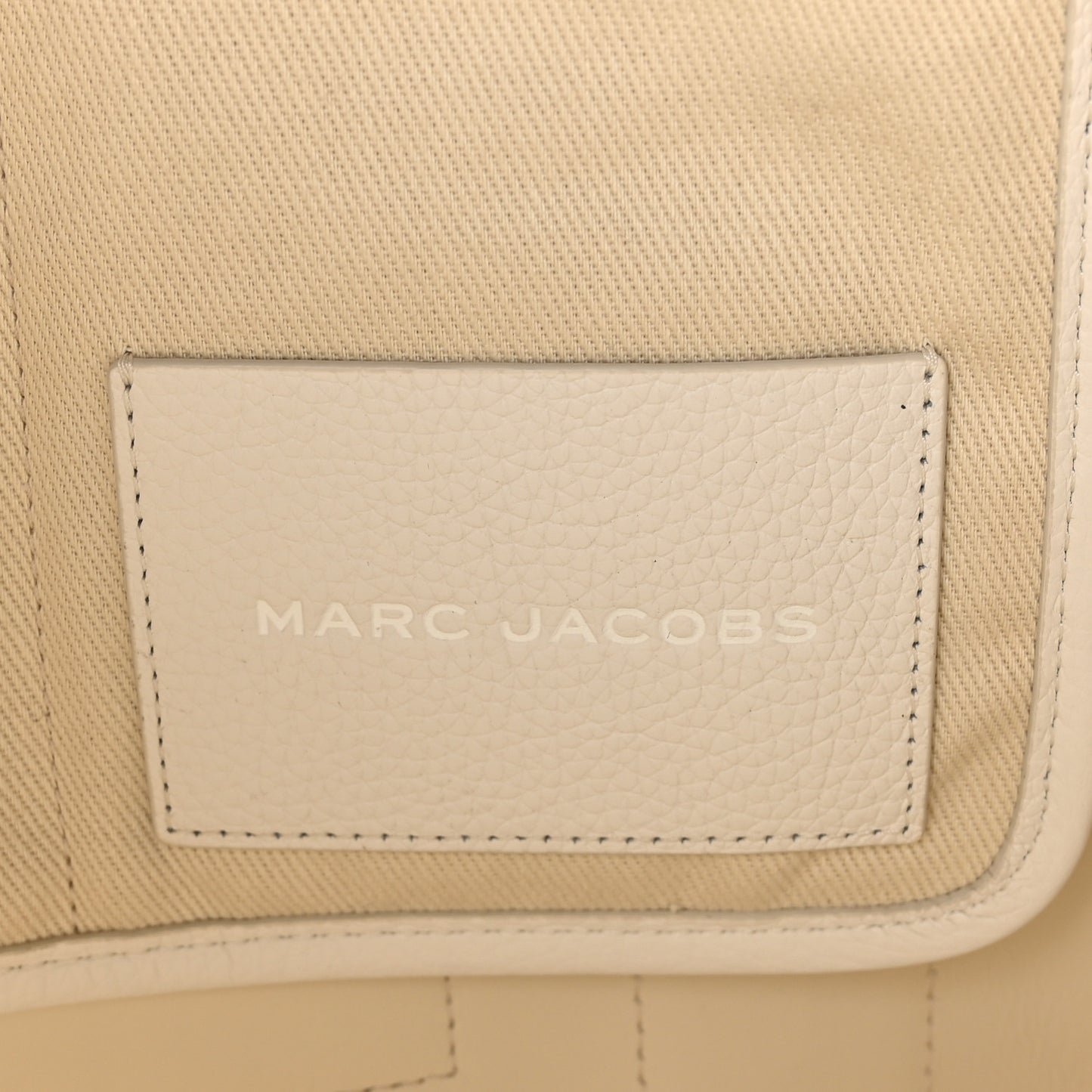 Grained Calfskin Large The Tote Bag Cotton
