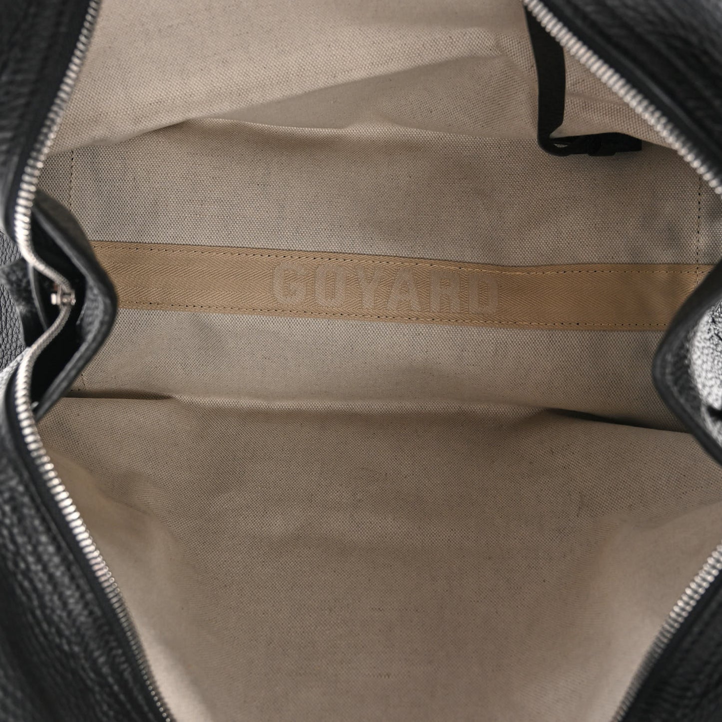 Goyardine Sac Hardy Pet Carrier PM Black