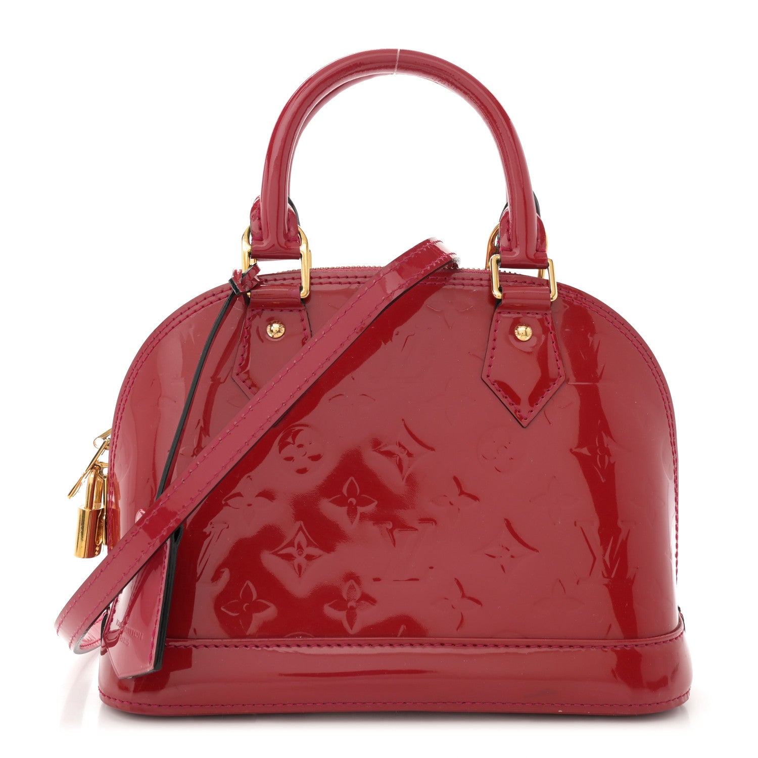 Louis Vuitton Vernis Alma BB Rose Indien 1 of 14