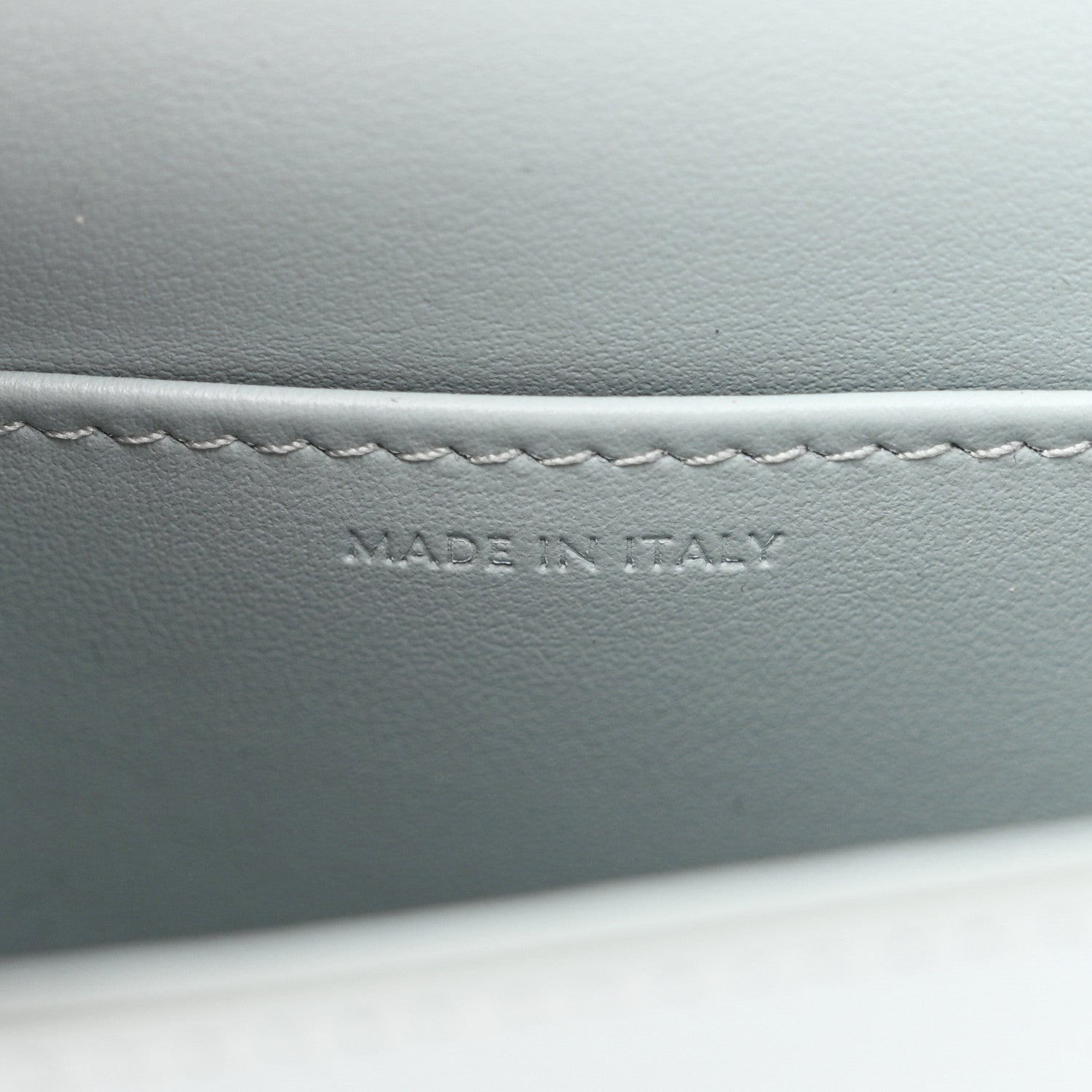 Celine Shiny Calfskin Mini Triomphe Soft Blue 7 of 12