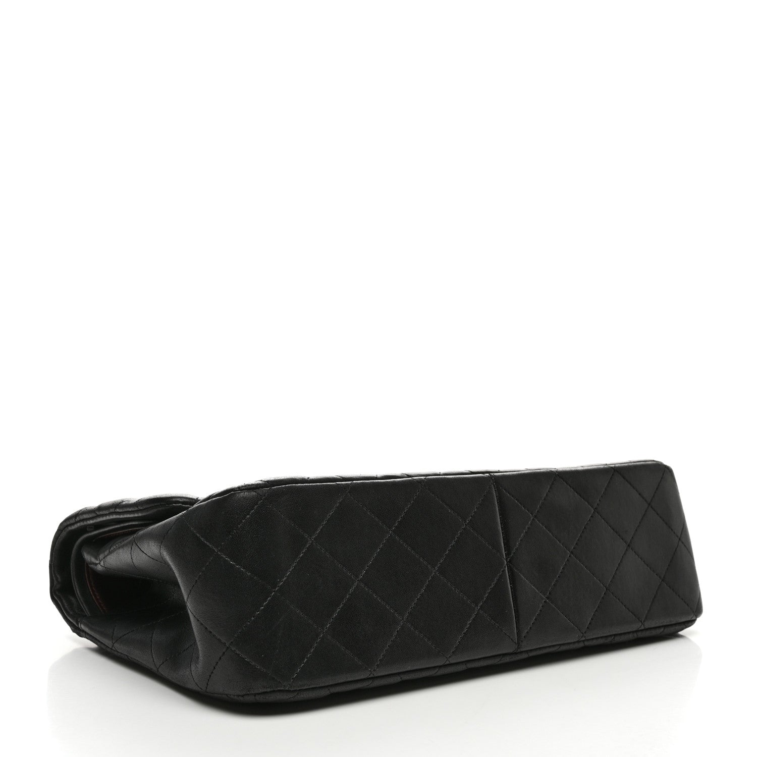 Chanel Lambskin Quilted Jumbo Double Flap Black 4 of 12