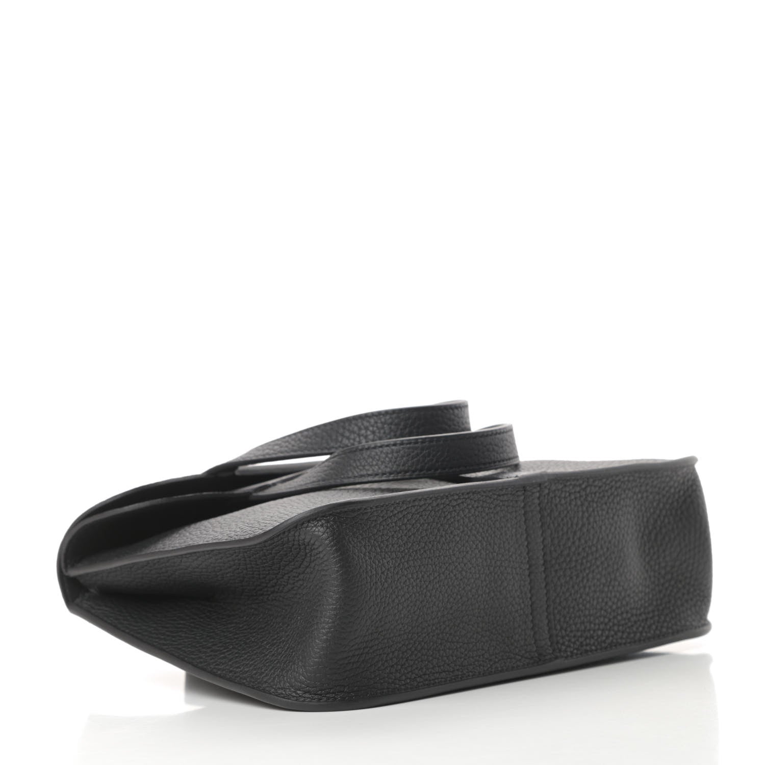 Hermes Taurillon Clemence Halzan 25 Black 6 of 13