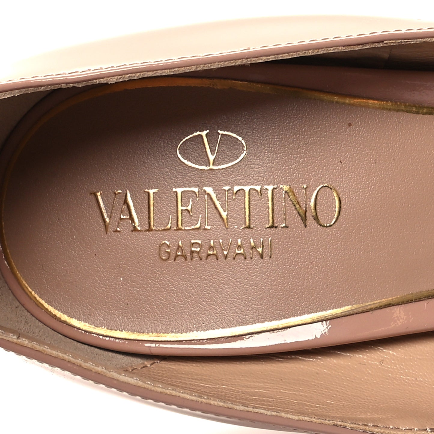 Patent Tan-Go 55/155mm Platform Pumps 37 Rose Cannelle
