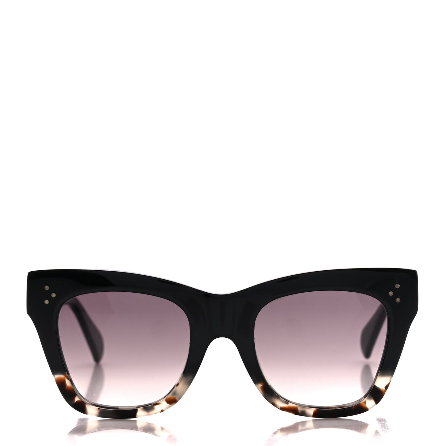 Acetate Cat Eye Sunglasses CL40004I Havana Black
