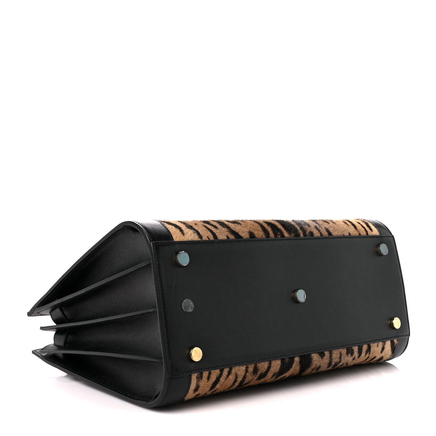 Saint Laurent Calf Hair Leopard Print Small Sac De Jour Black 4 of 12