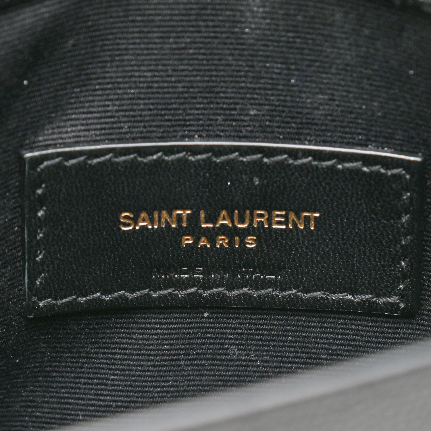 Saint Laurent Grain De Poudre Uptown Pouch Black 6 of 6