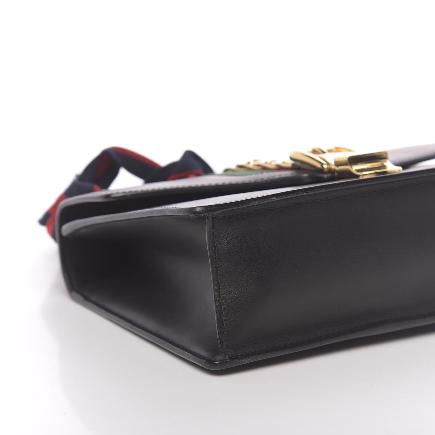 Calfskin Small Sylvie Shoulder Bag Black