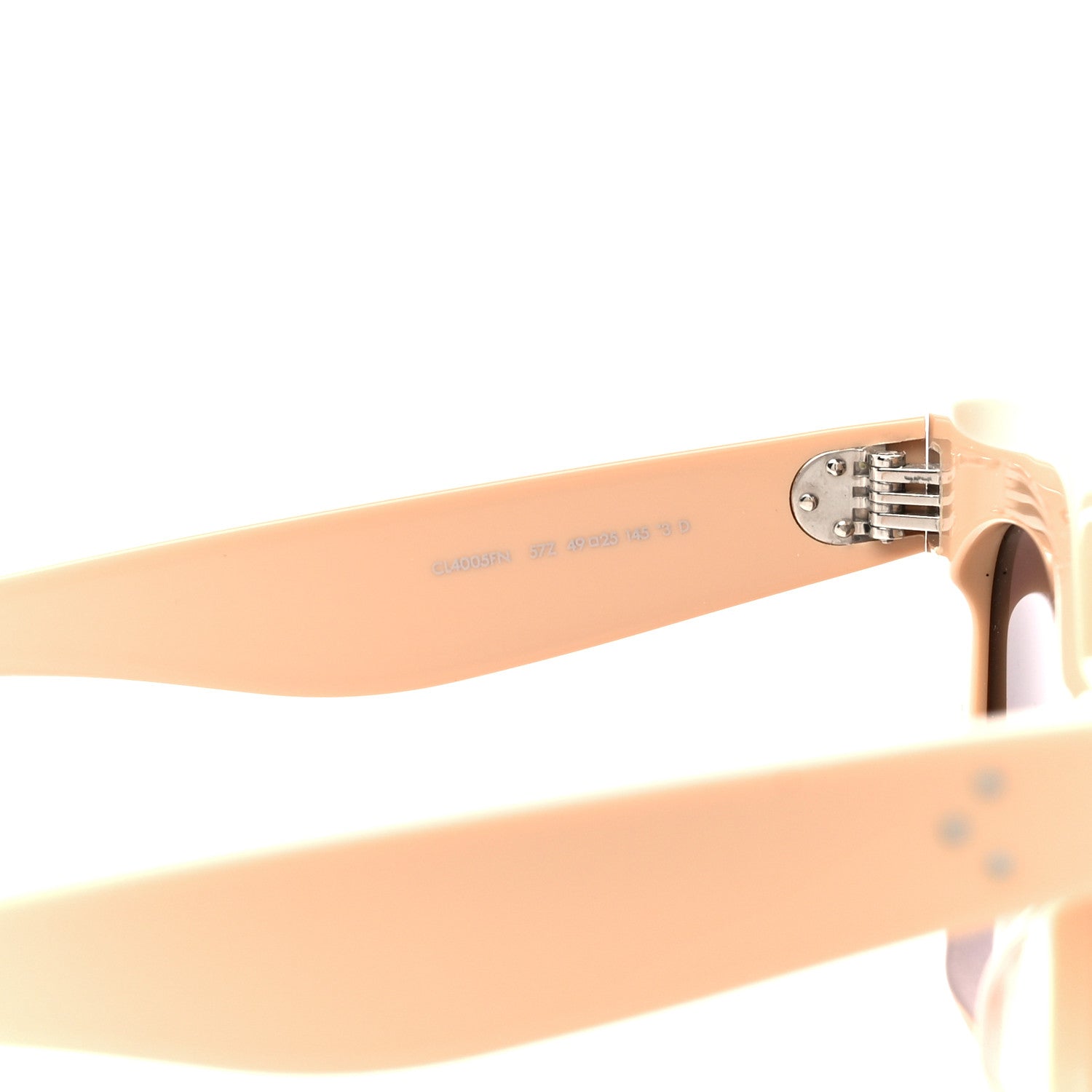 Celine Oversized Round Sunglasses CL4005FN Peach 5 of 6
