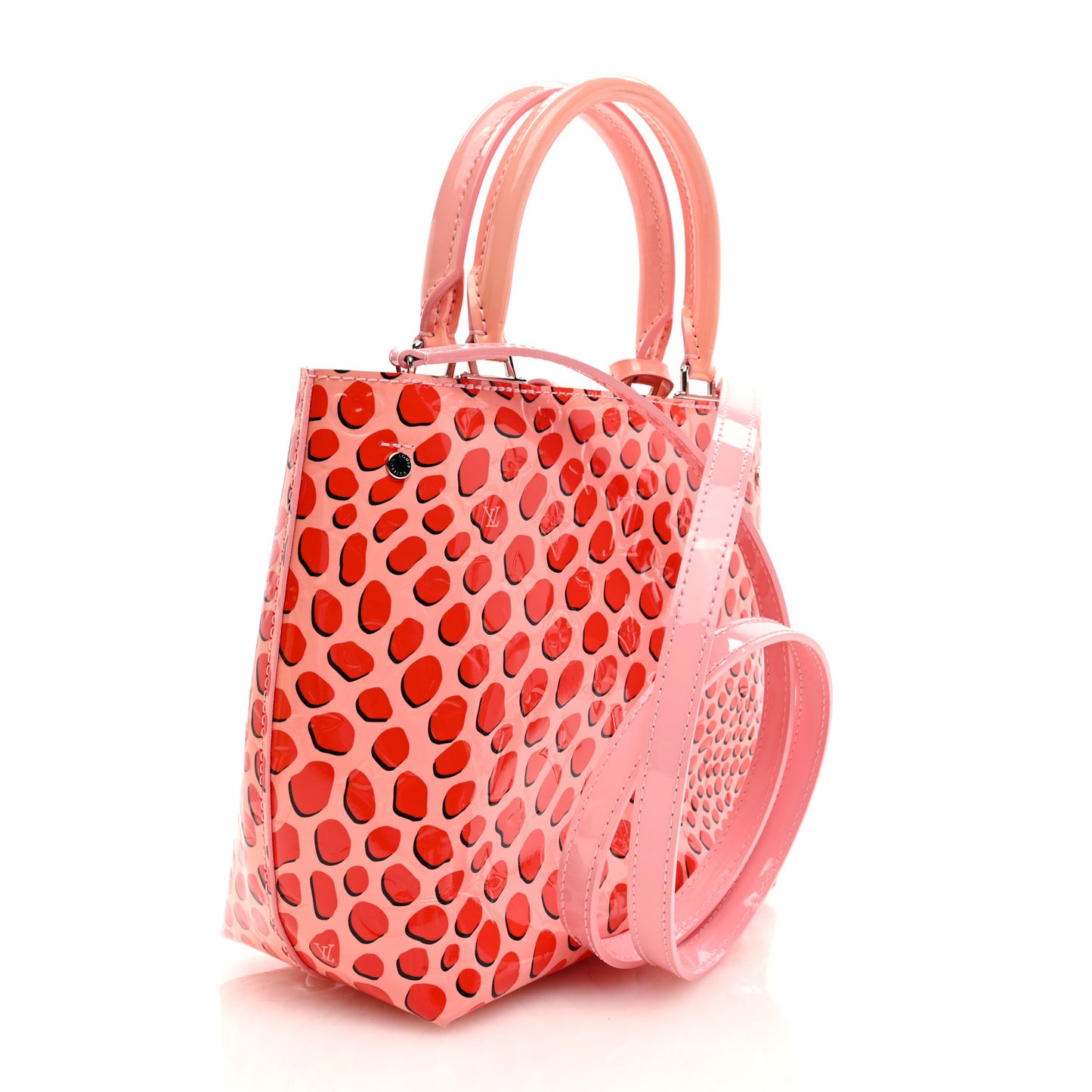 Vernis Jungle Dots Open Tote Sugar Pink Poppy