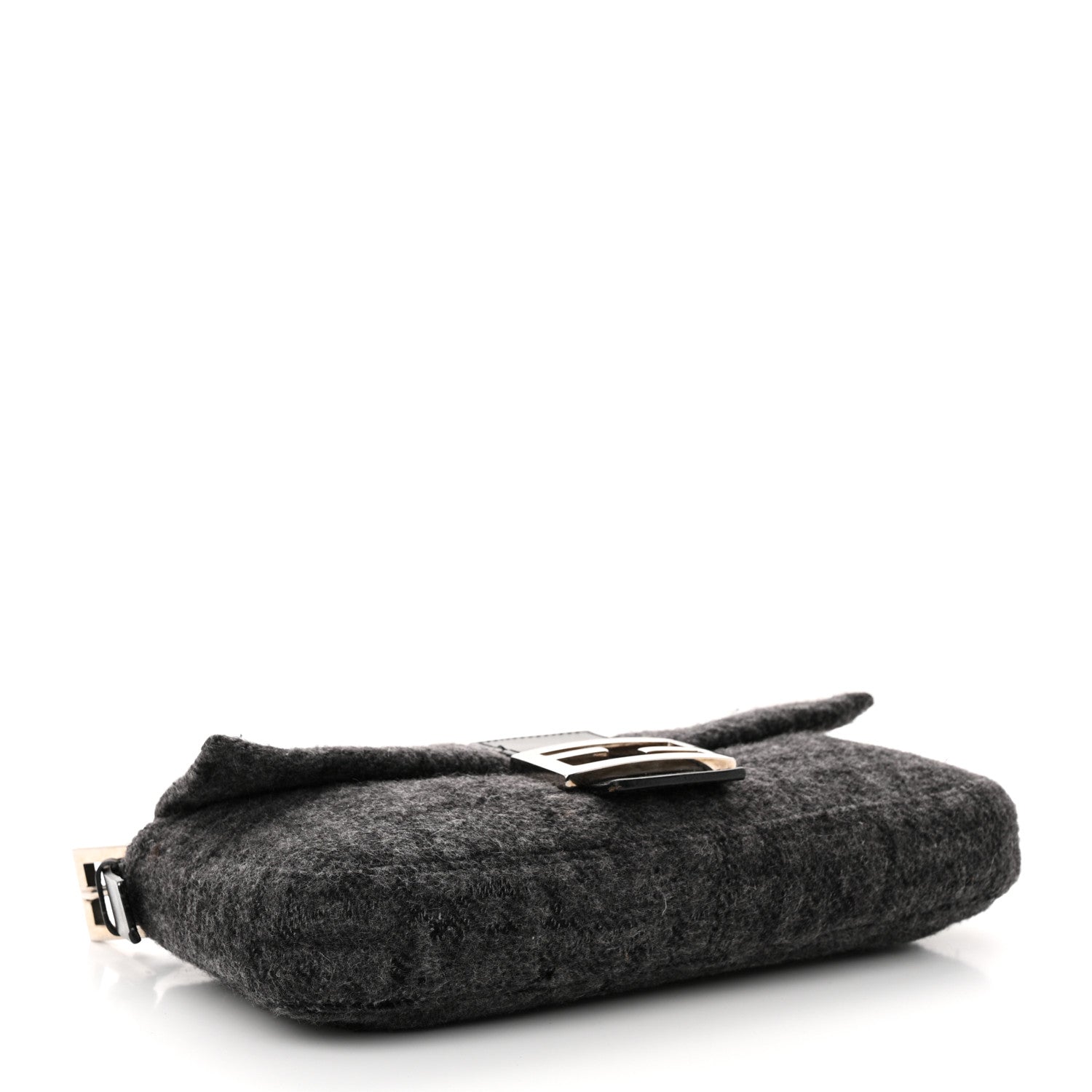 Fendi Wool Zucca Baguette Grey 4 of 13