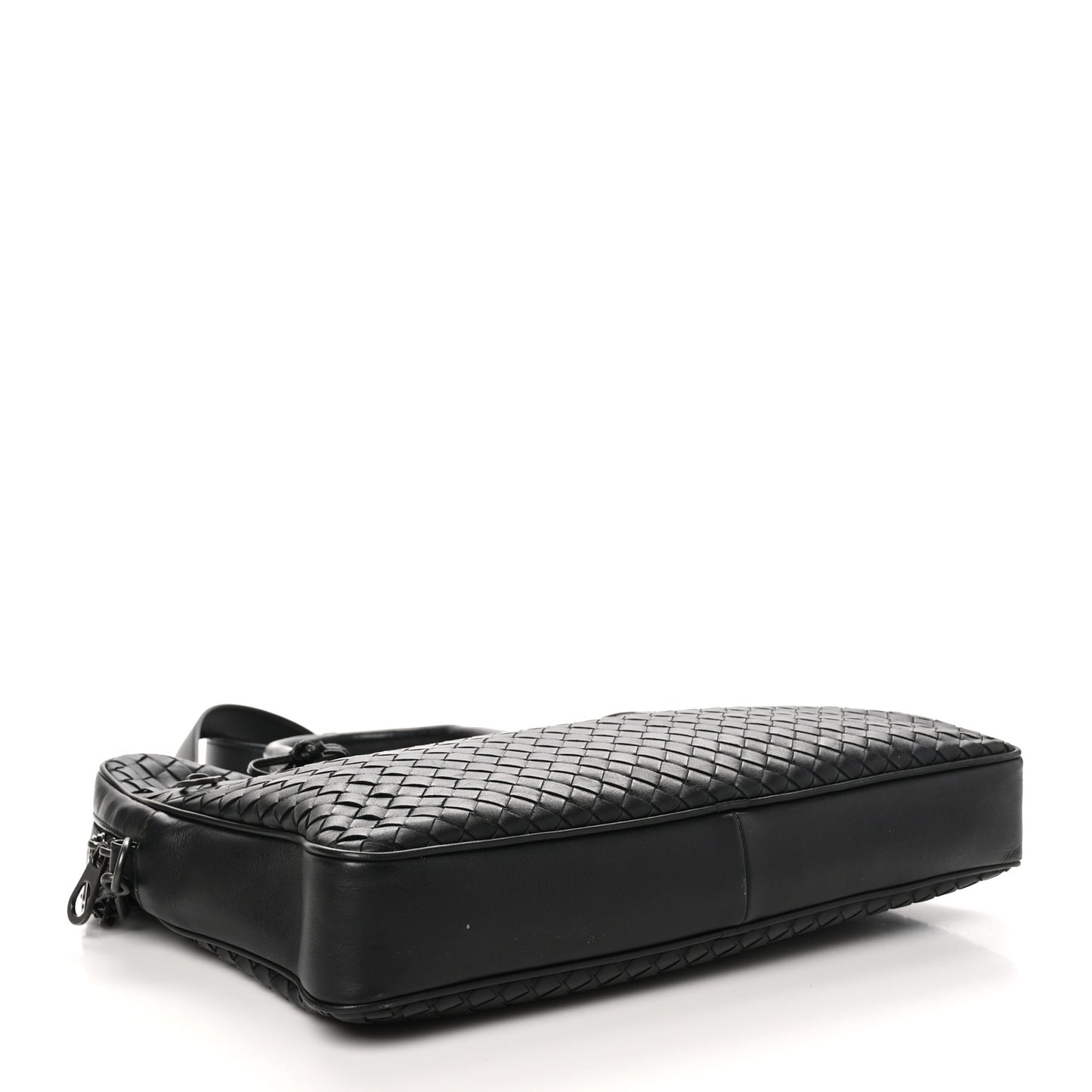 Nappa Intrecciato Briefcase Black