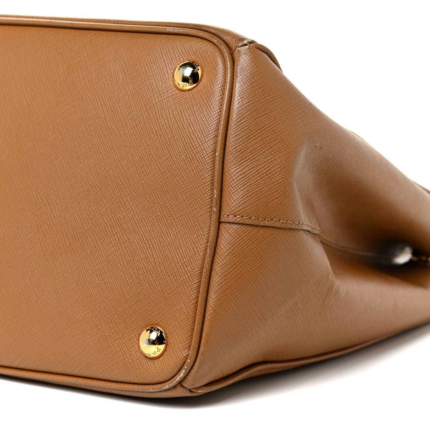 Prada Saffiano Large Galleria Double Zip Tote Caramel 11 of 32