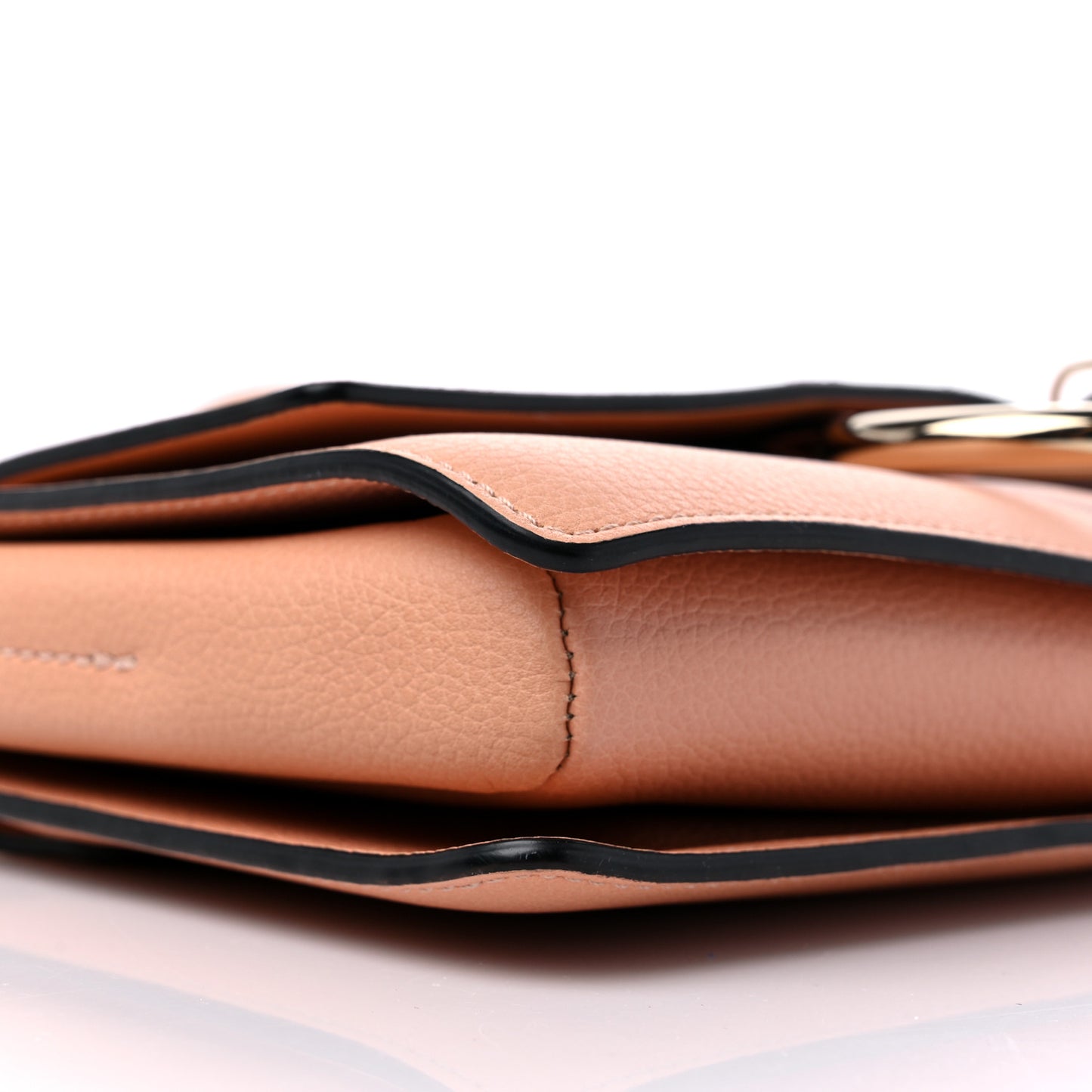 Calfskin Small Faye Shoulder Bag Blush Nude