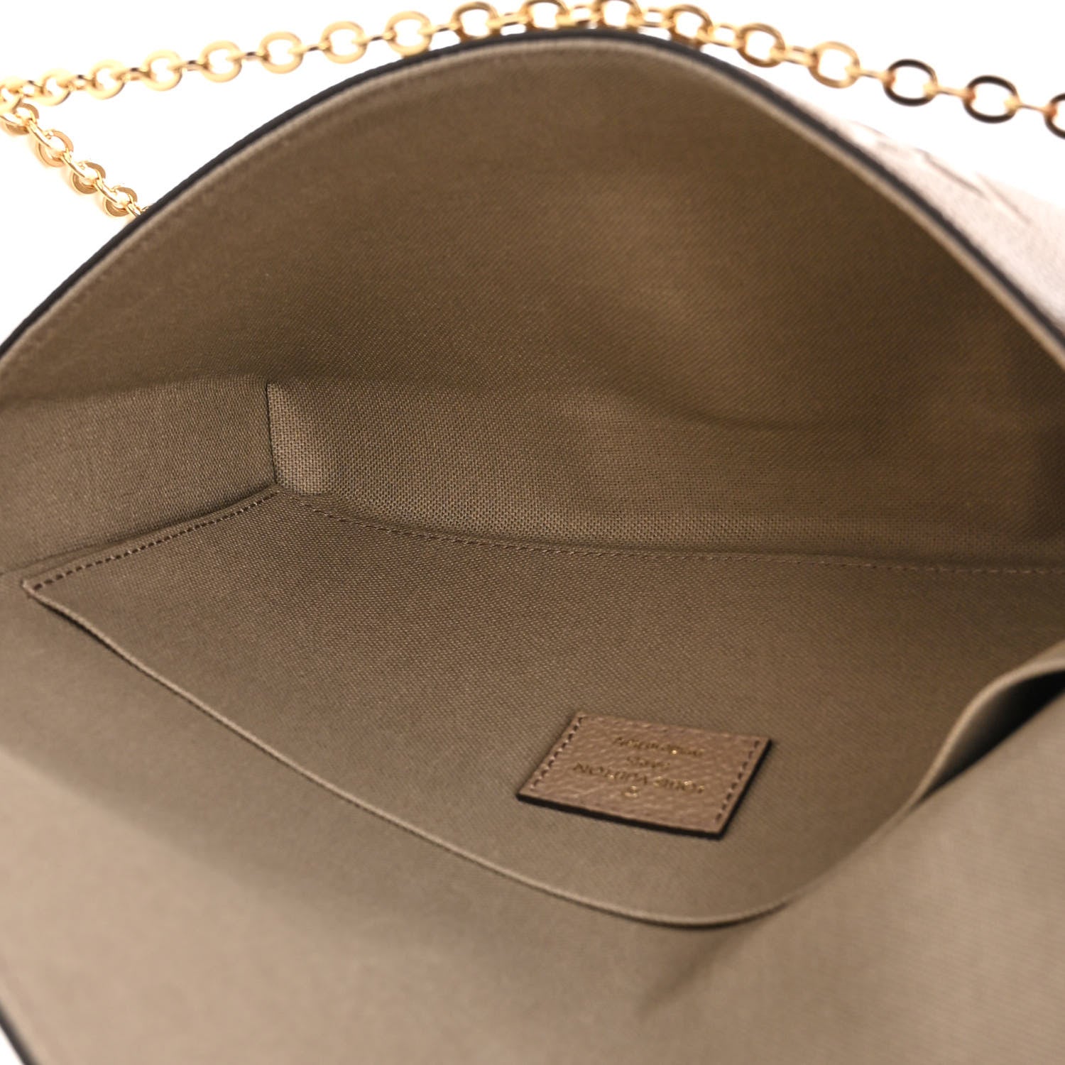 Louis Vuitton Empreinte Monogram Giant Felicie Pochette Tourterelle Creme 6 of 11