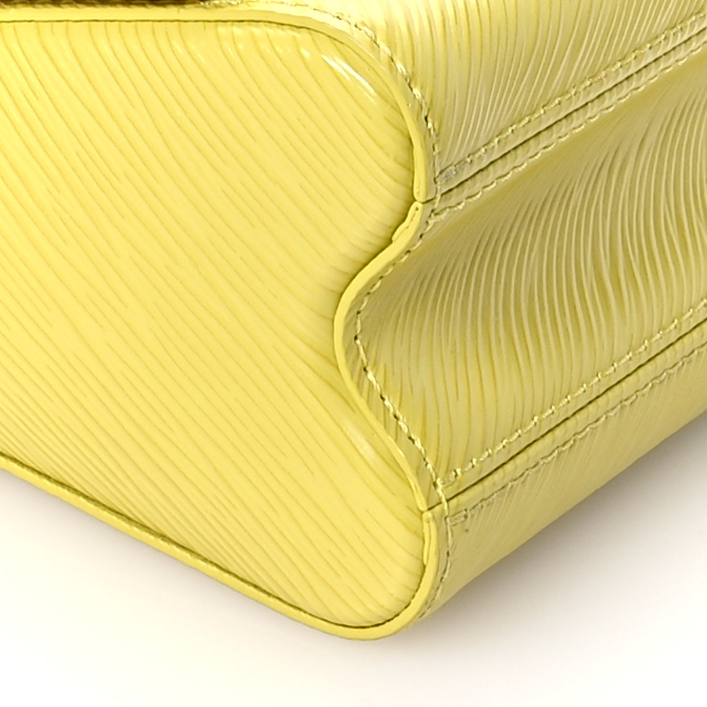 Epi Twist Shoulder Bag PM Citron Yellow