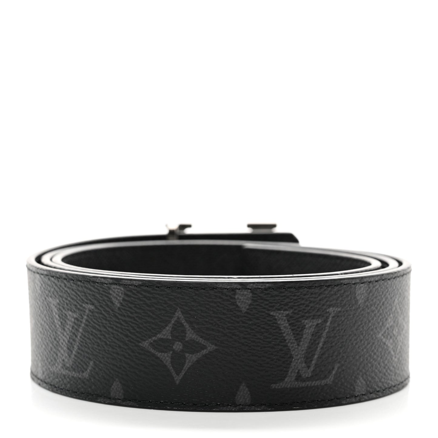 Monogram Eclipse Taigarama 40mm LV Initiales Reversible Belt 100 40 Black