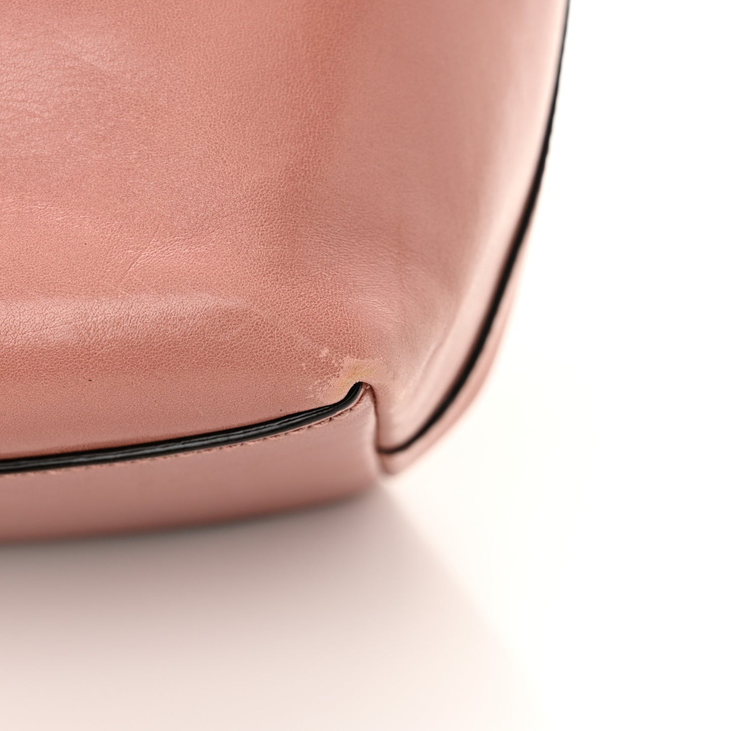 Calfskin Madeline Bucket Bag Blush