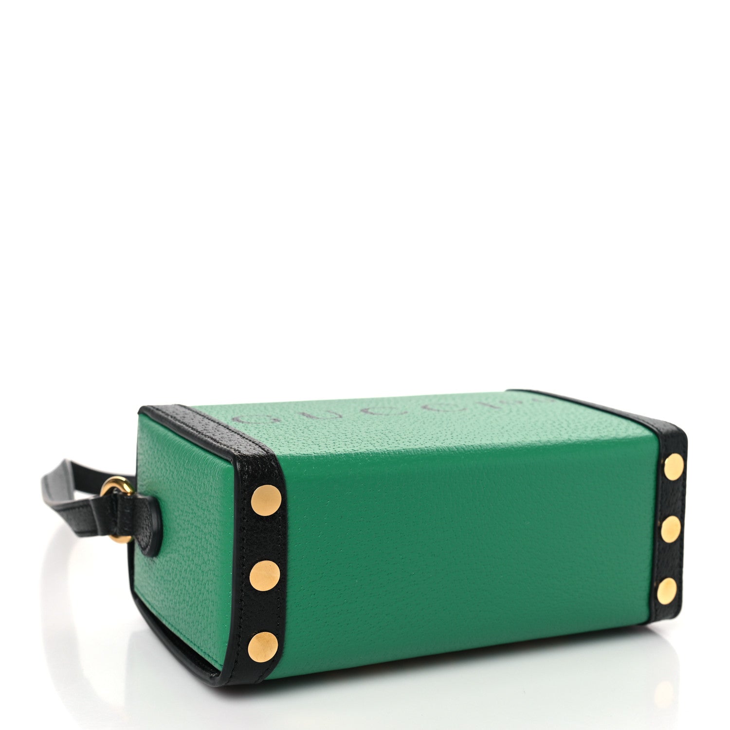 Gucci Grained Calfskin Gucci 100 Mini Bag Green 4 of 9