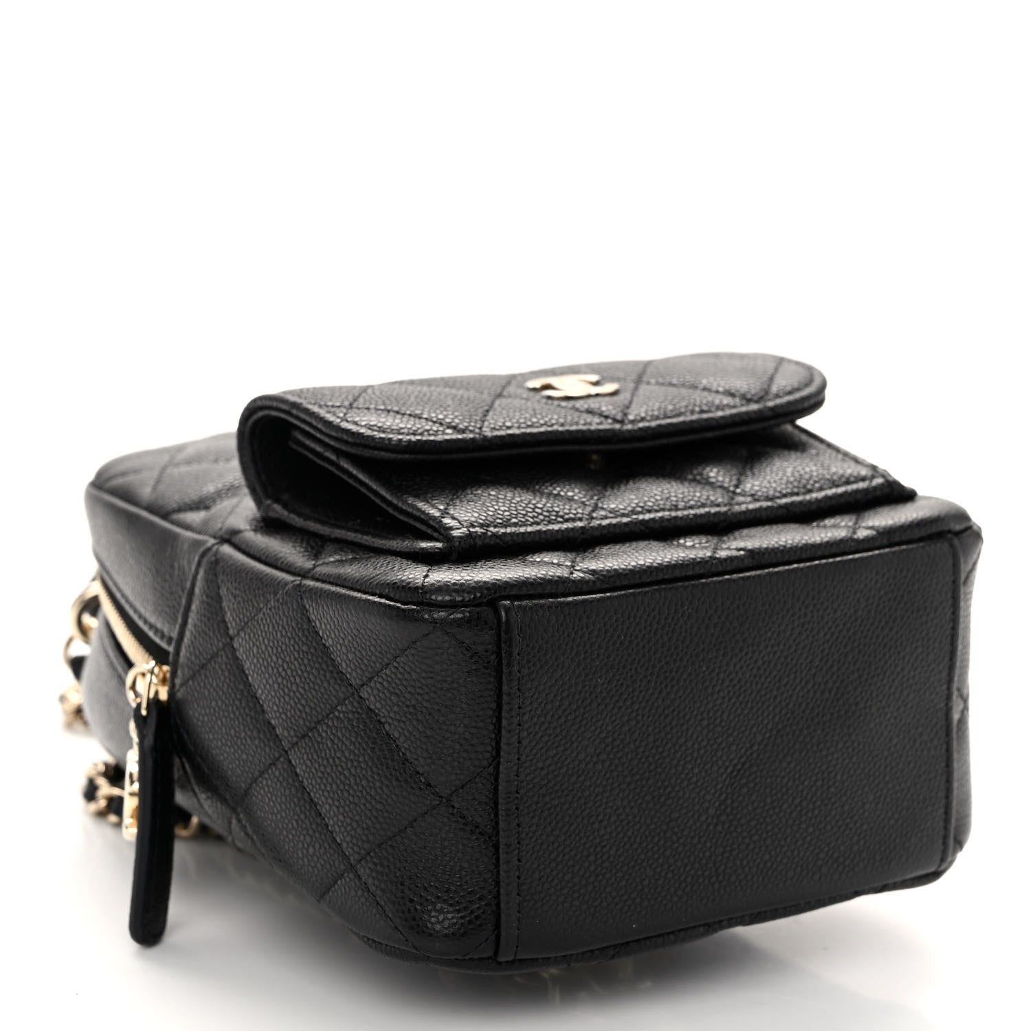 Chanel Caviar Quilted CC Mini Classic Backpack Black 4 of 9