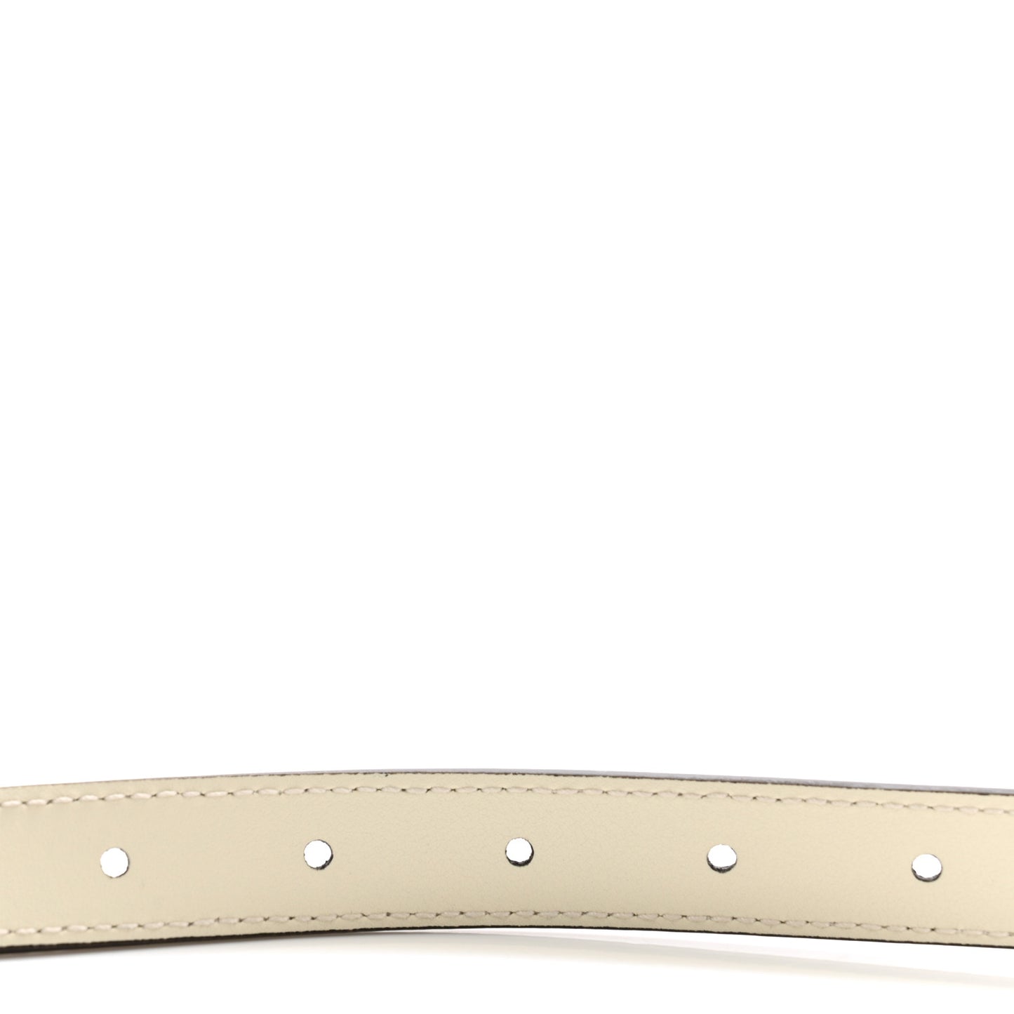 Calfskin Double G 20mm Belt 65 26 Mystic White