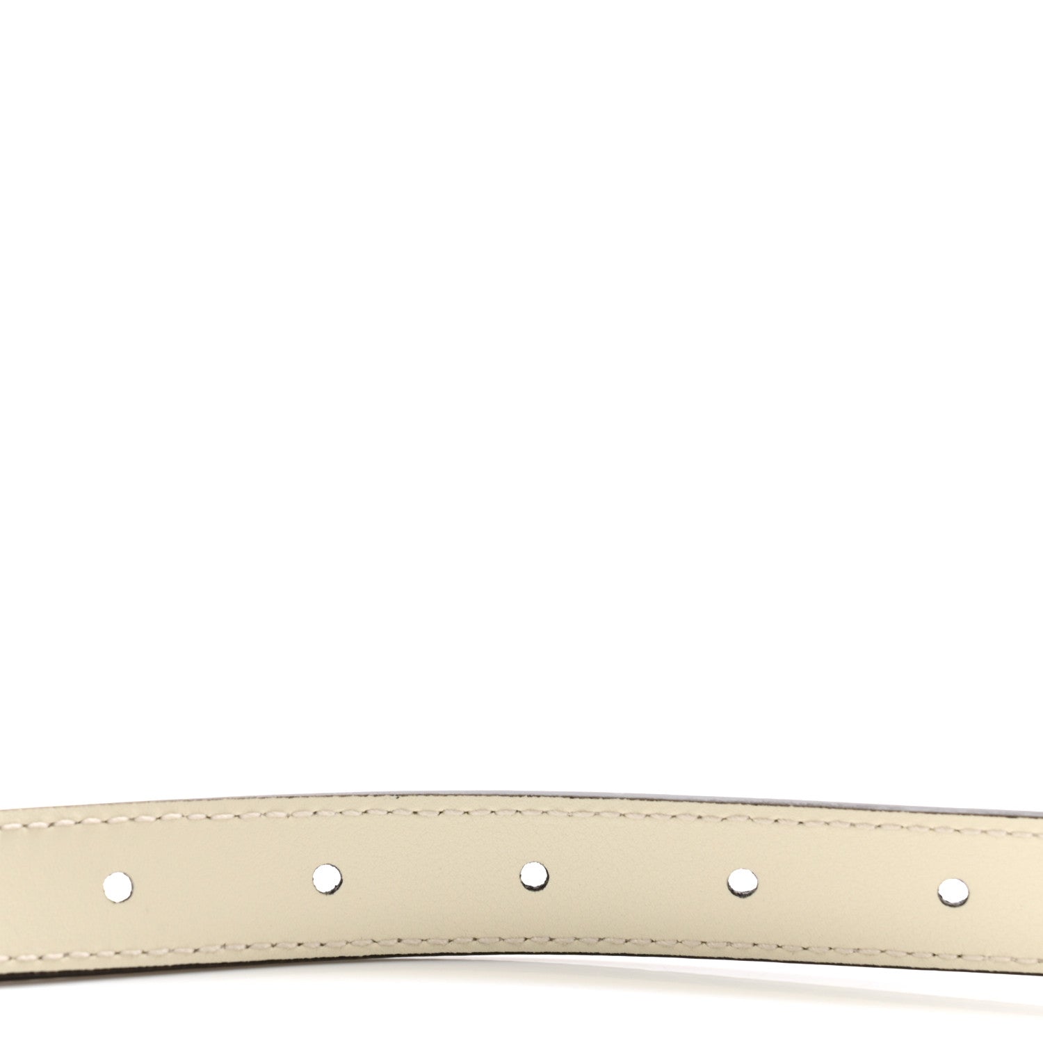Gucci Calfskin Double G 20mm Belt 65 26 Mystic White 4 of 6