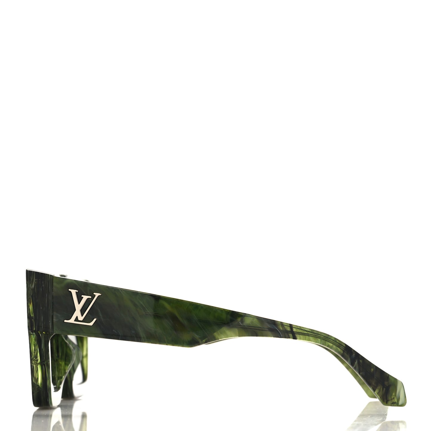 Acetate Marble Effect Swarovski Cyclone Sunglasses Z1552W Green
