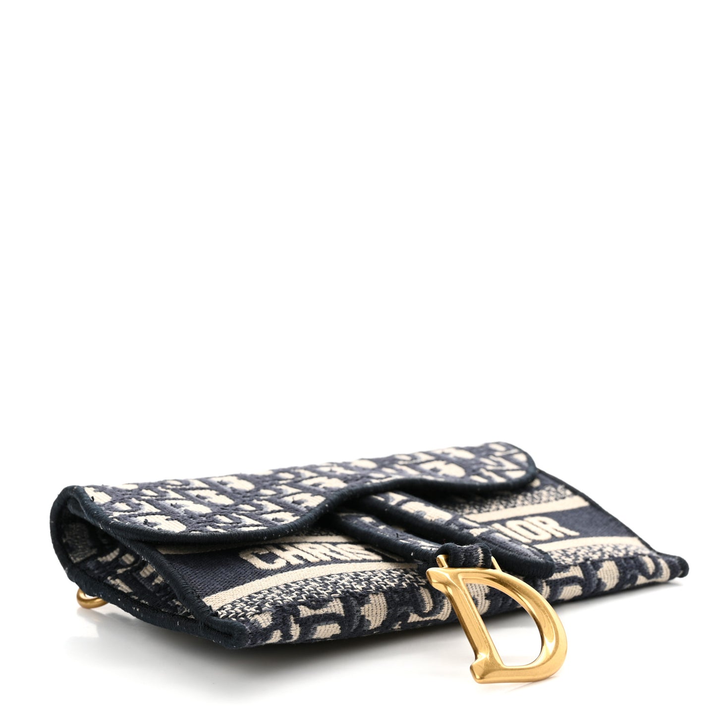 Oblique Saddle Belt Bag Blue