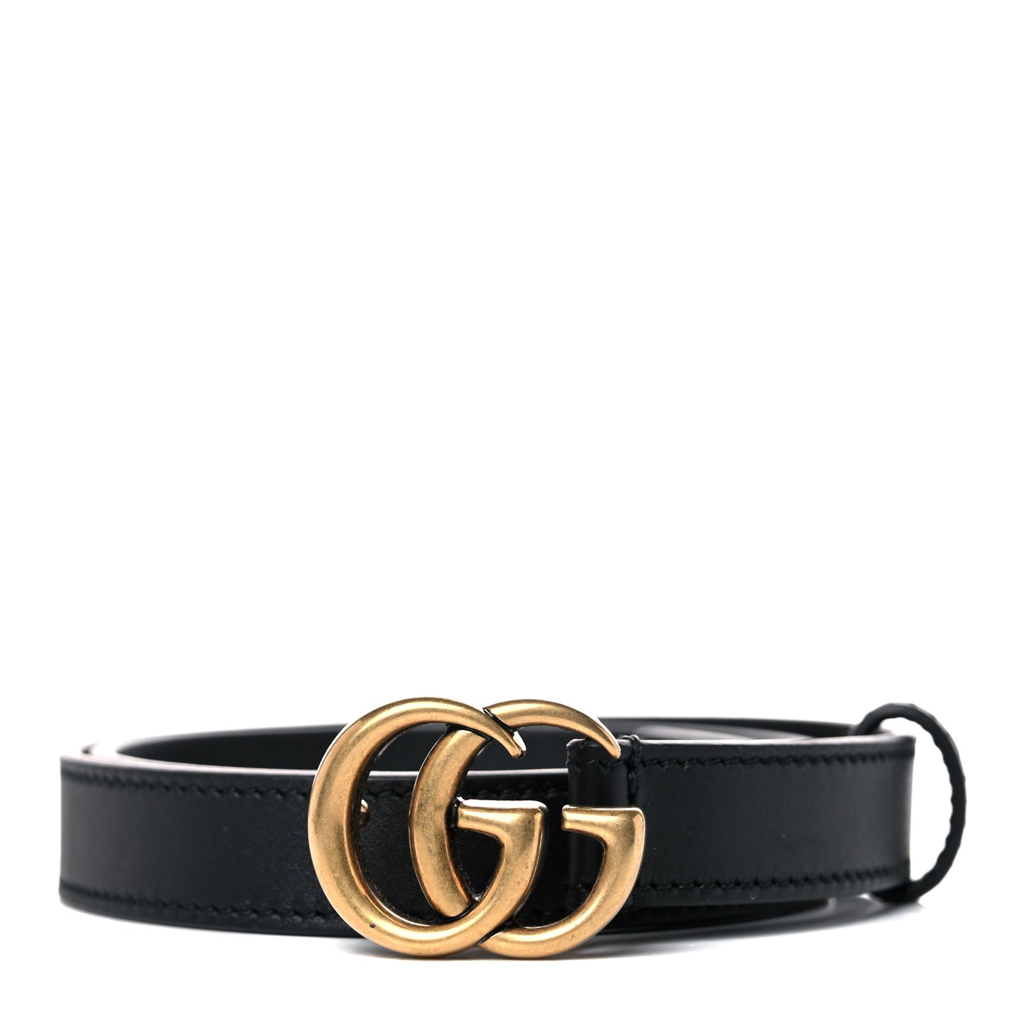 Calfskin Double G 20mm Belt 65 26 Black