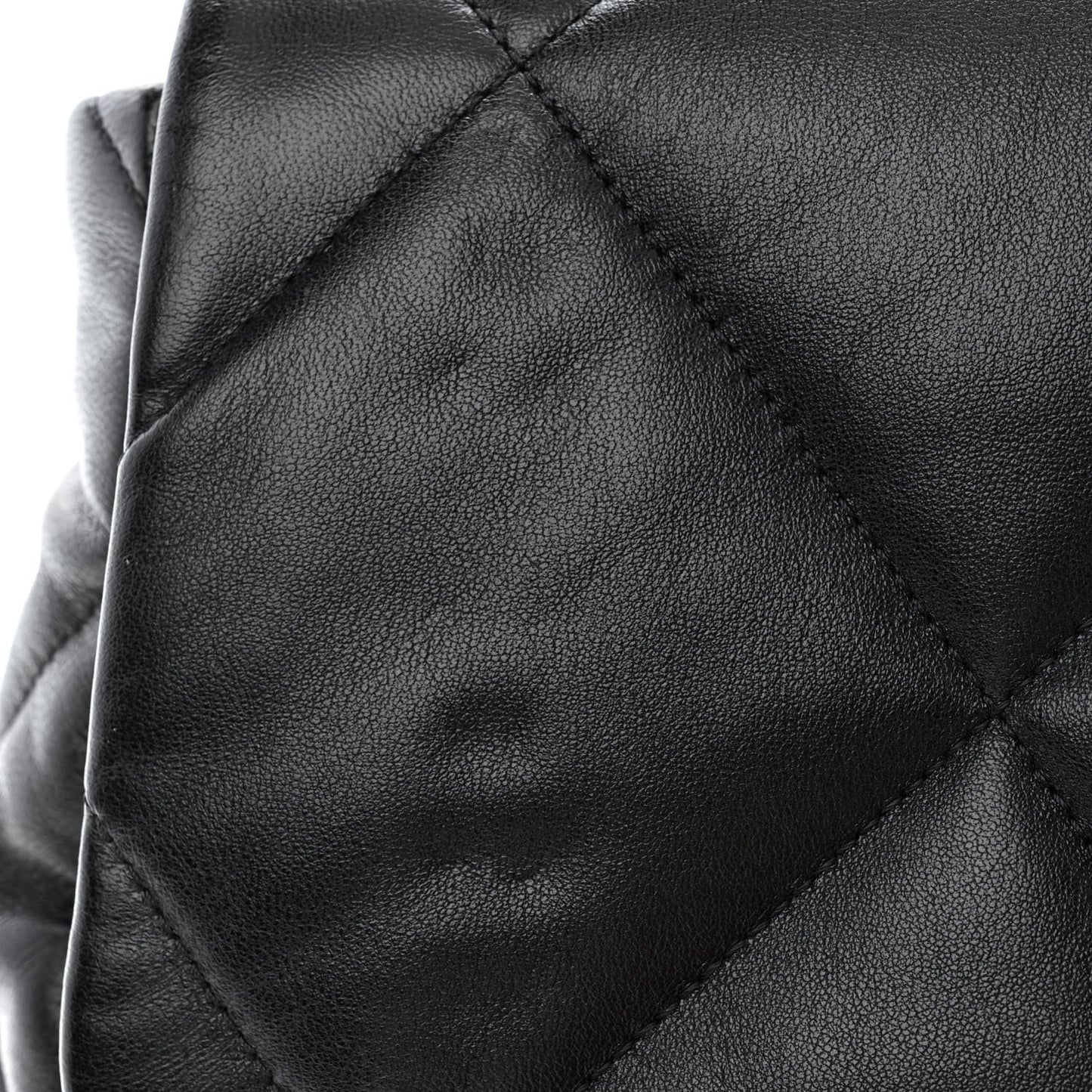 Lambskin Quilted Large Chanel 19 Flap Black